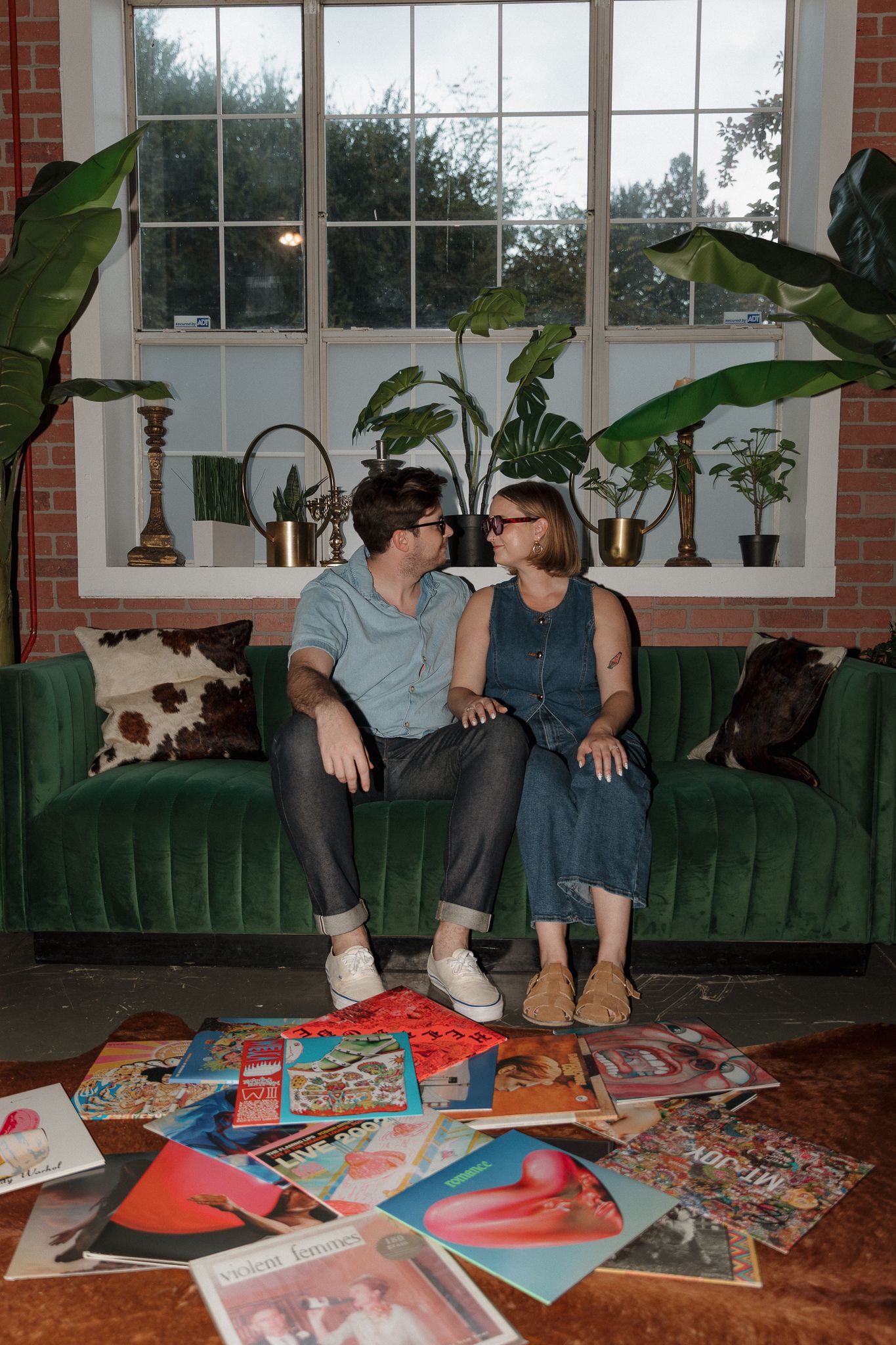 Kennesaw Georgia couple engagement photographer romantic couple Atlanta GA couples session candid vintage flash north metro