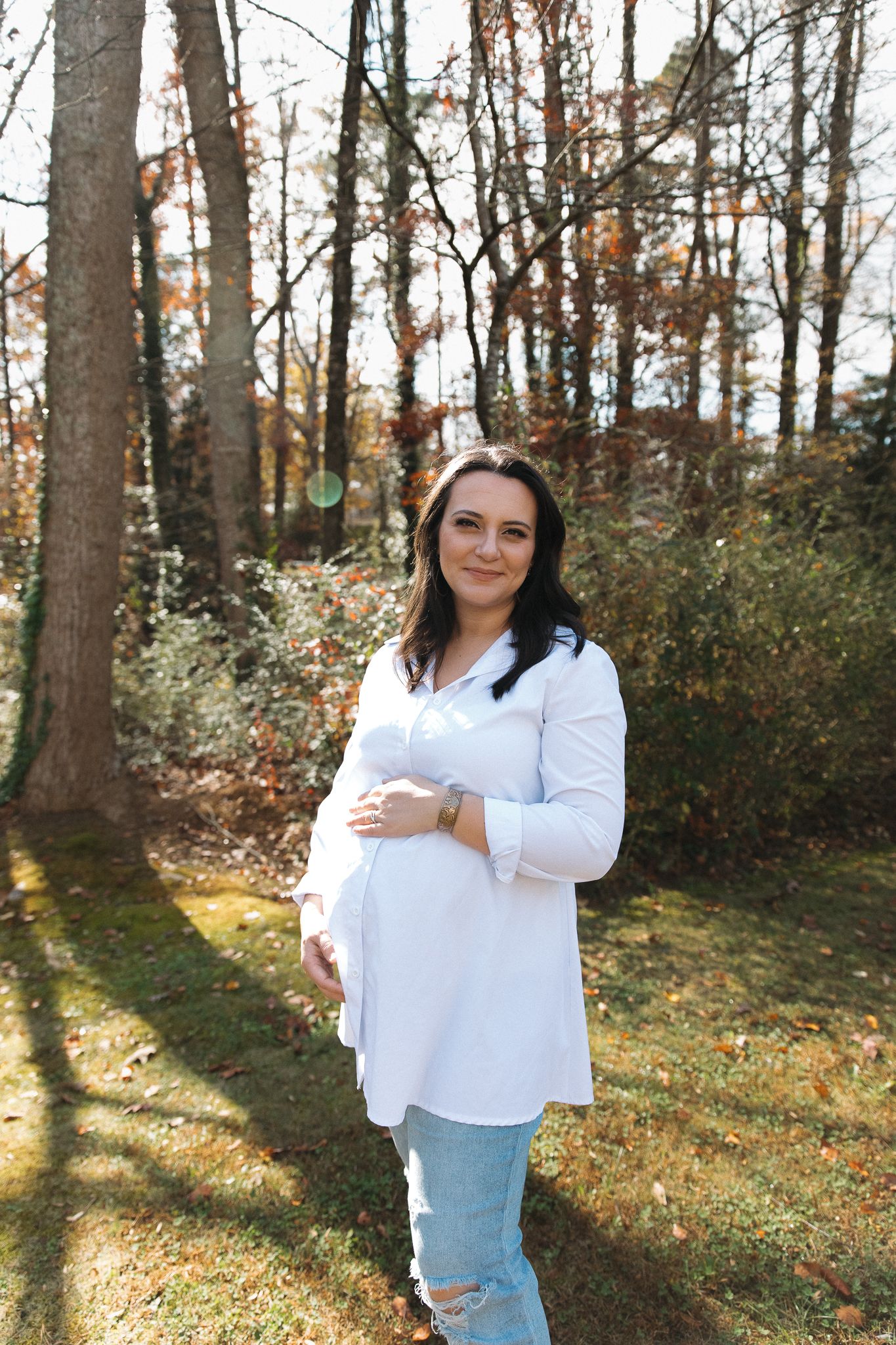 North metro Atlanta lifestyle portrait photographer individual session maternity pregnancy Kennesaw Georgia