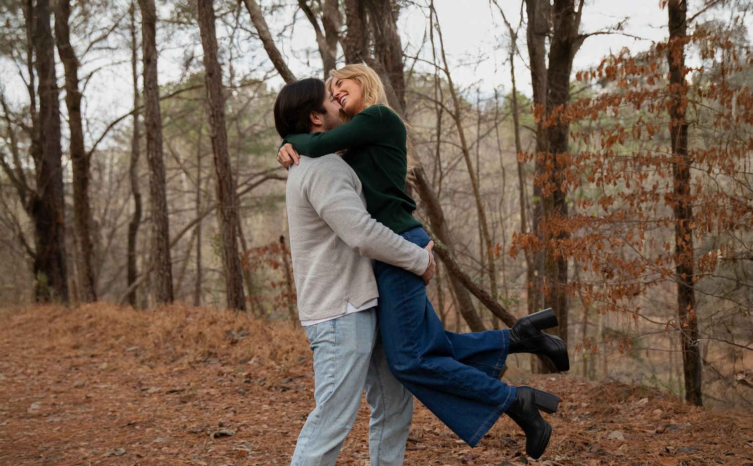 Kennesaw Georgia couple engagement photographer romantic couple Atlanta GA couples session candid
