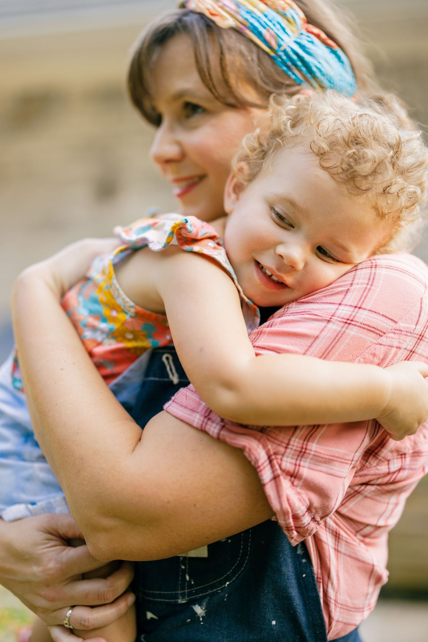 Collection of heartwarming embraces and tender moments captured in a series of connected photographs.