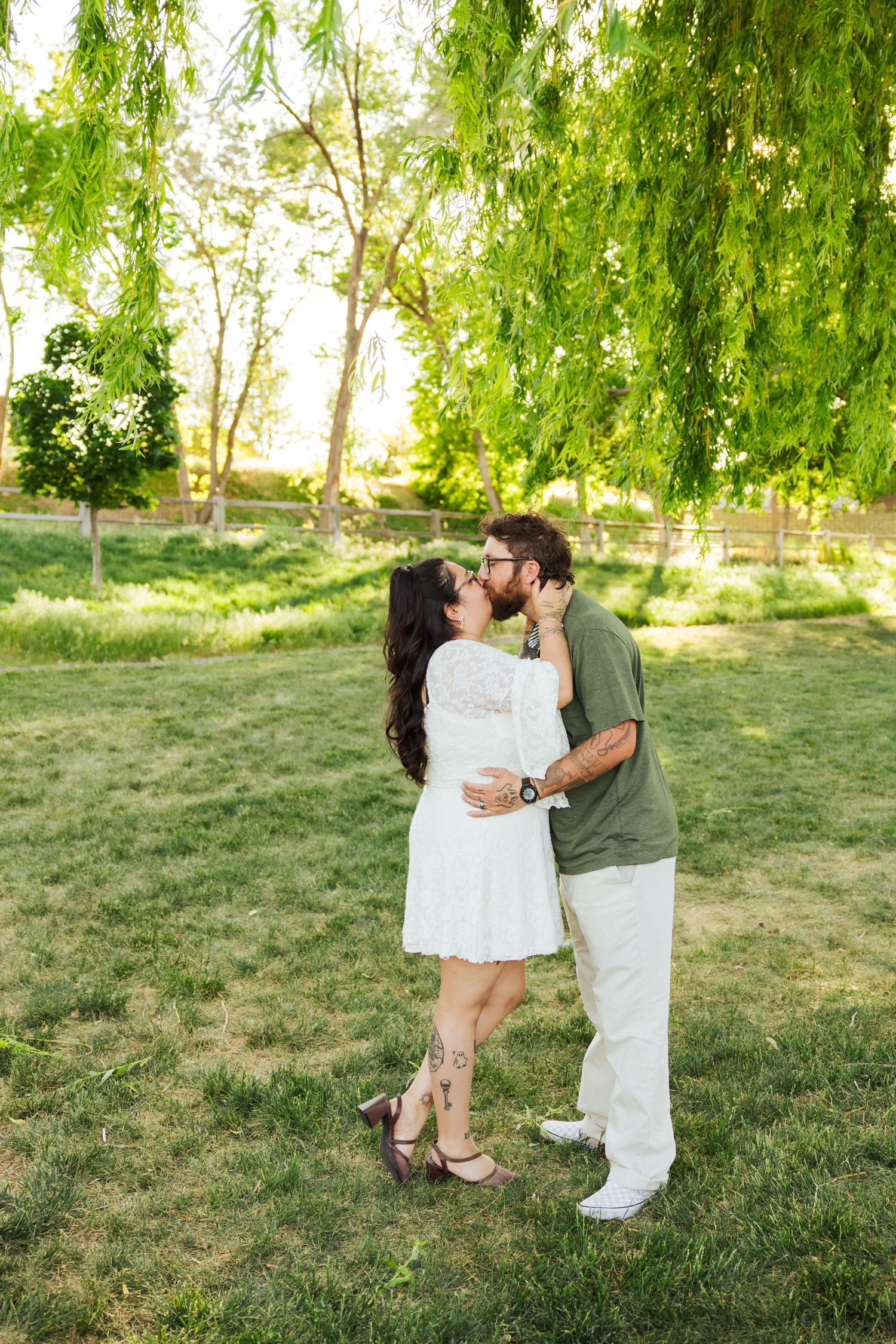 Couple photoshoot at Holt Farm in South Jordan, Utah photography by Av Potter Photo a Utah wedding and lifestyle photographer