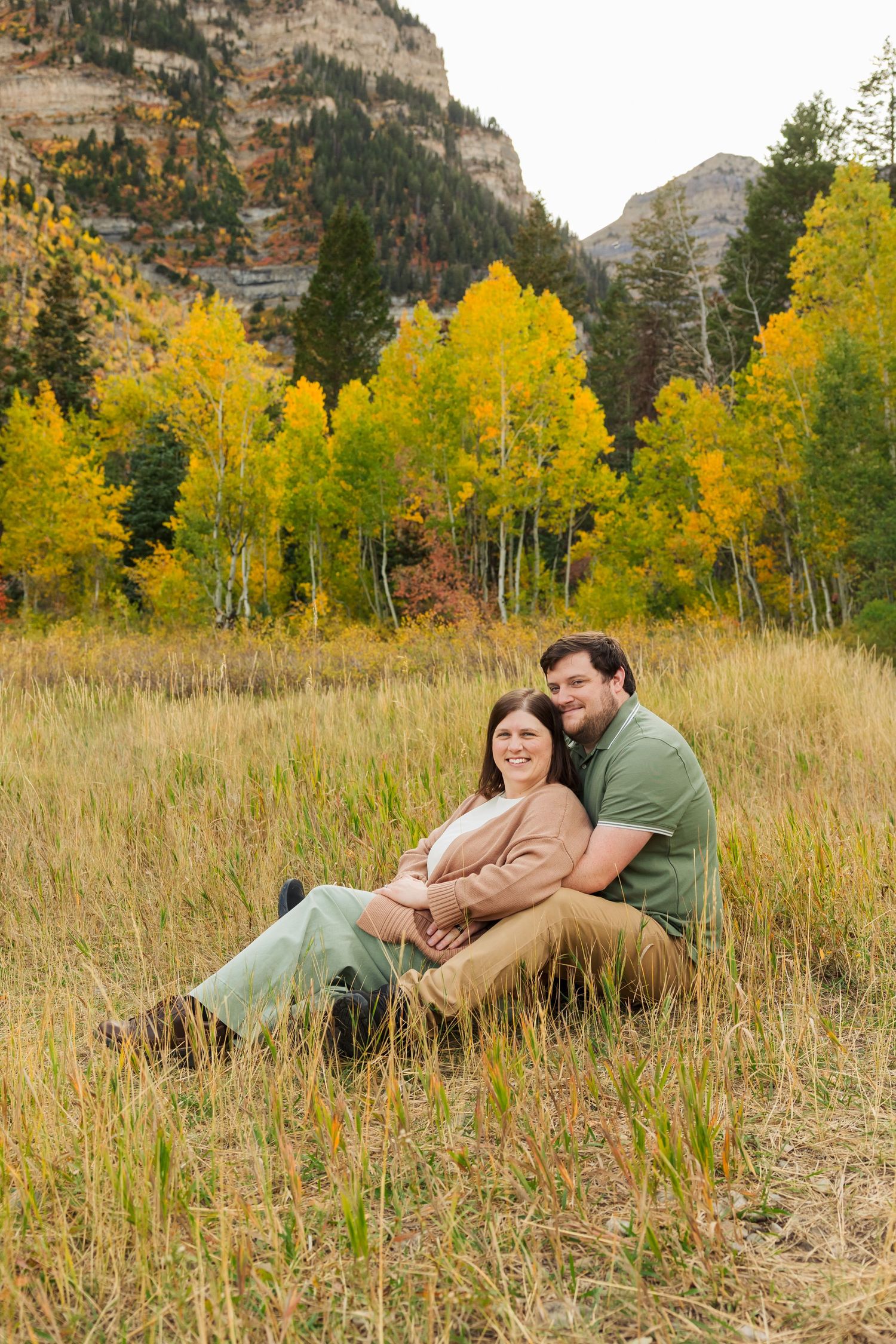 Fall engagements at Aspen Grove in Provo Canyon Utah photography by Av Potter Photo a Utah wedding and lifestyle photographer