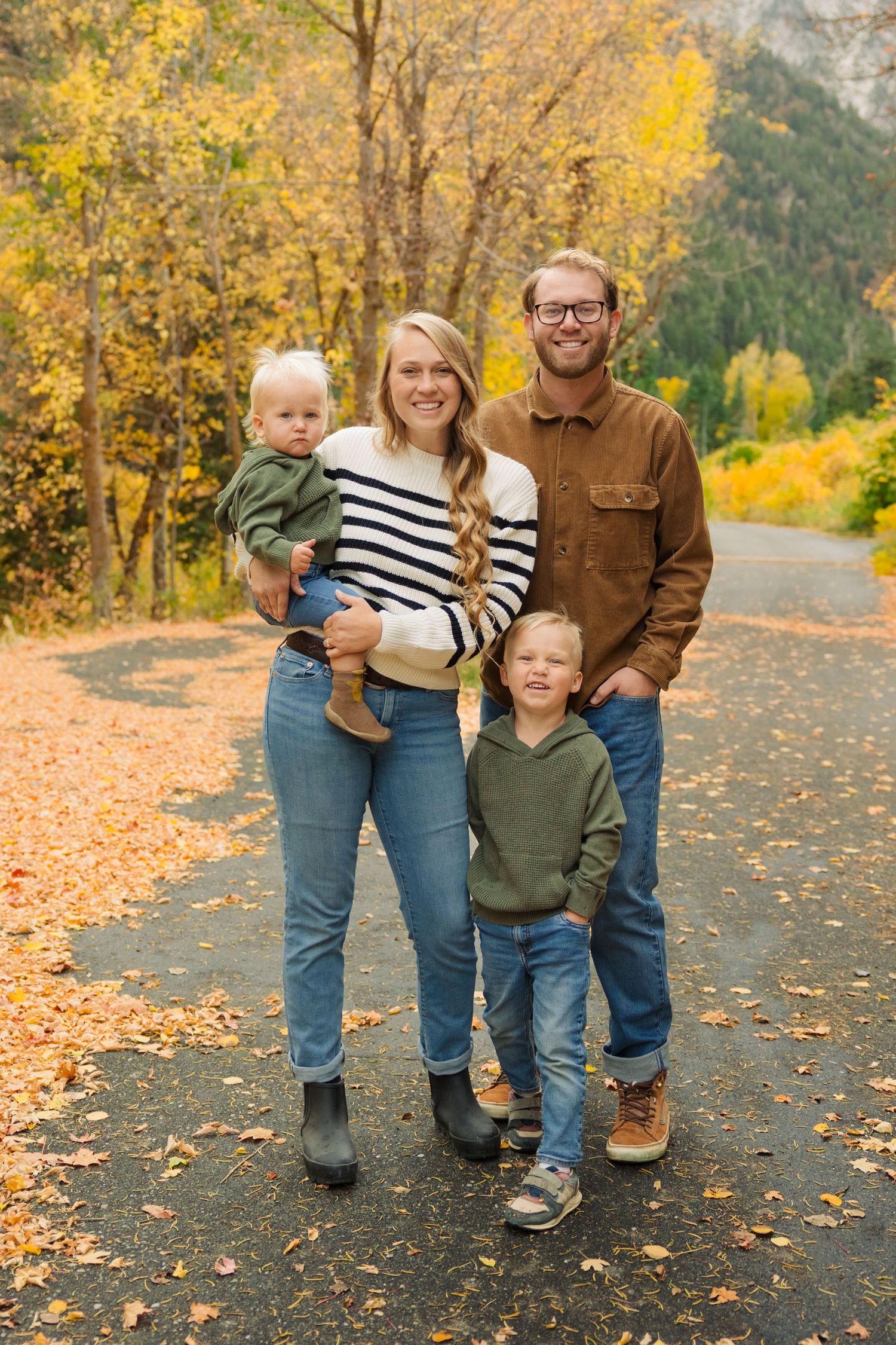 Family at Tanner's Flat Campground photography by Av Potter Photo a Utah wedding and lifestyle photographer