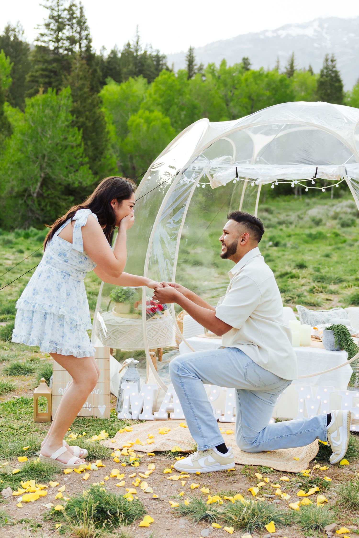 Proposal at Tibble Fork Reservoir in American Fork Canyon, Utah photography by Av Potter Photo a Utah wedding and lifestyle photographer