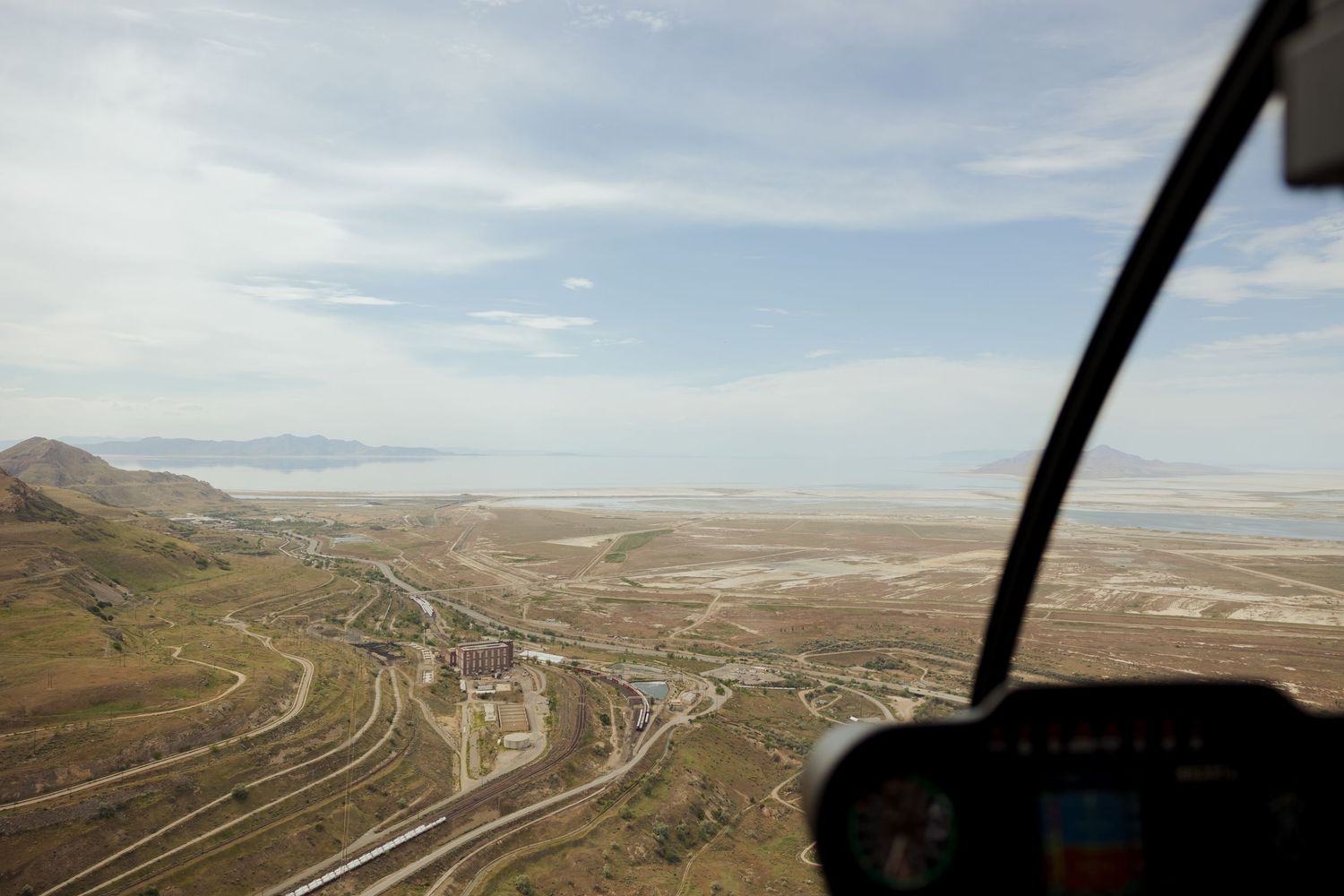 Helicopter Proposal at Stansbury Island in Utah photography by Av Potter Photo a Utah wedding and lifestyle photographer