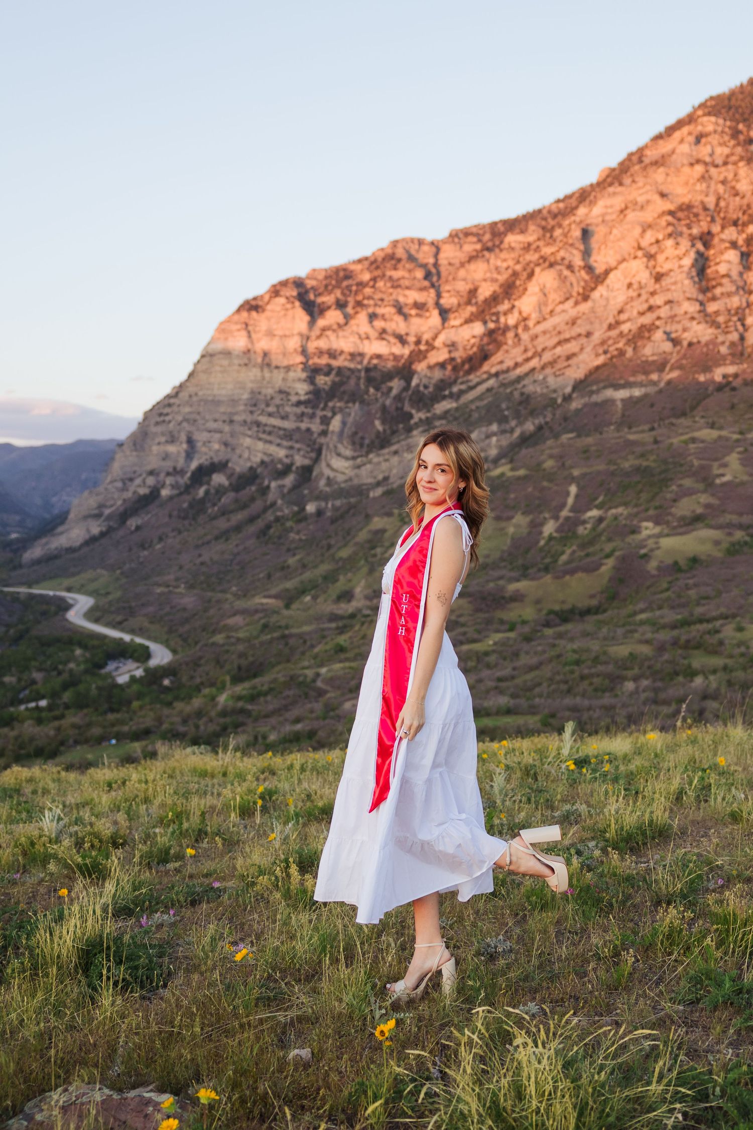 Graduation pictures at Kyhv Peak in Provo Canyon, Utah photography by Av Potter Photo a Utah wedding and lifestyle photographer