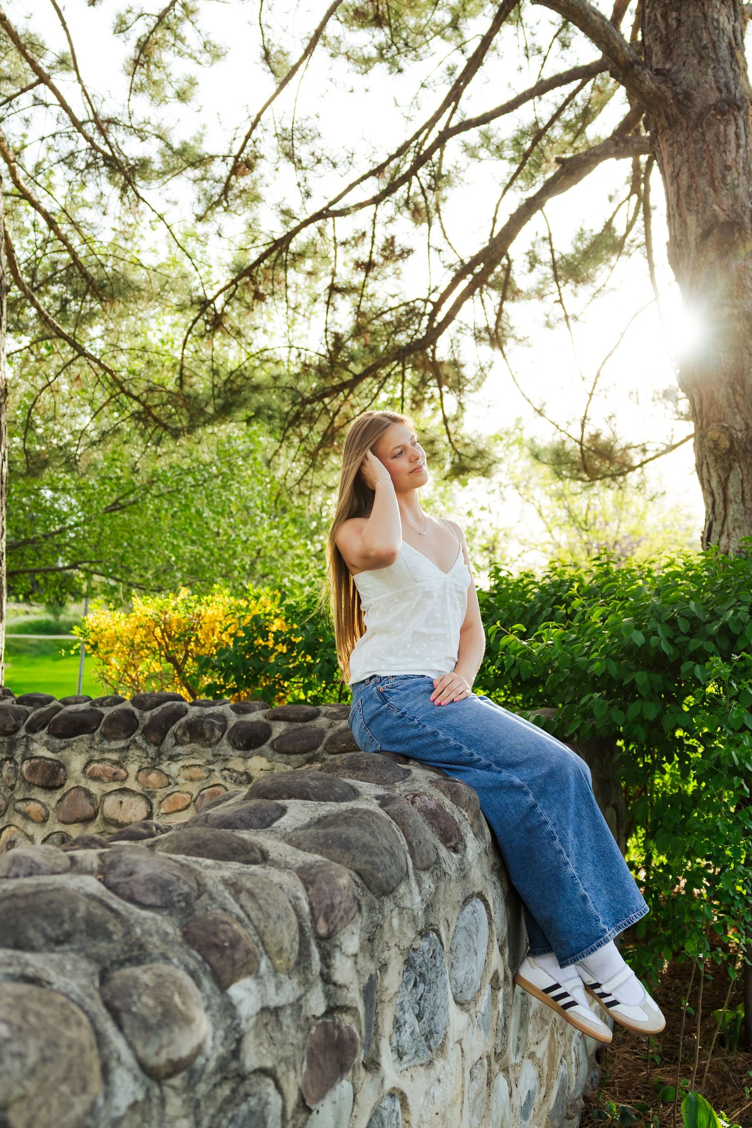 Senior Photos at International Peace Gardens in SLC Utah photography by Av Potter Photo a Utah wedding and lifestyle photographer