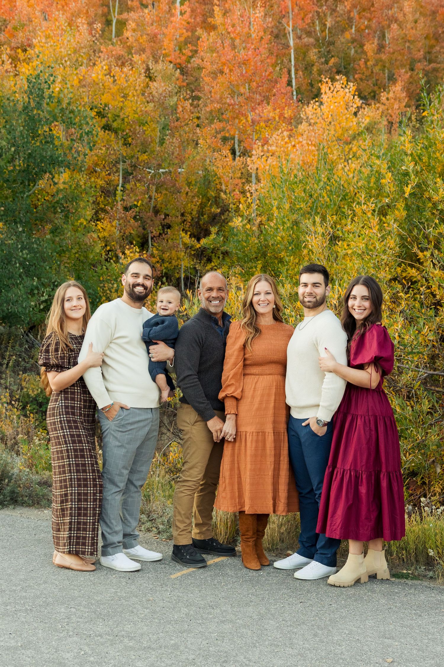 Family photos at Snowbasin in Big Cottonwood Canyon Utah photography by Av Potter Photo a Utah wedding and lifestyle photographer
