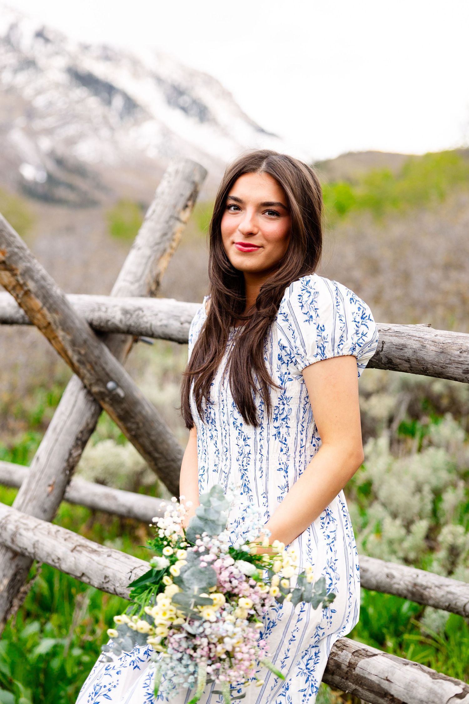 Senior girl in field at Kyhv Peak in Provo photography by Av Potter Photo a Utah wedding and lifestyle photographer