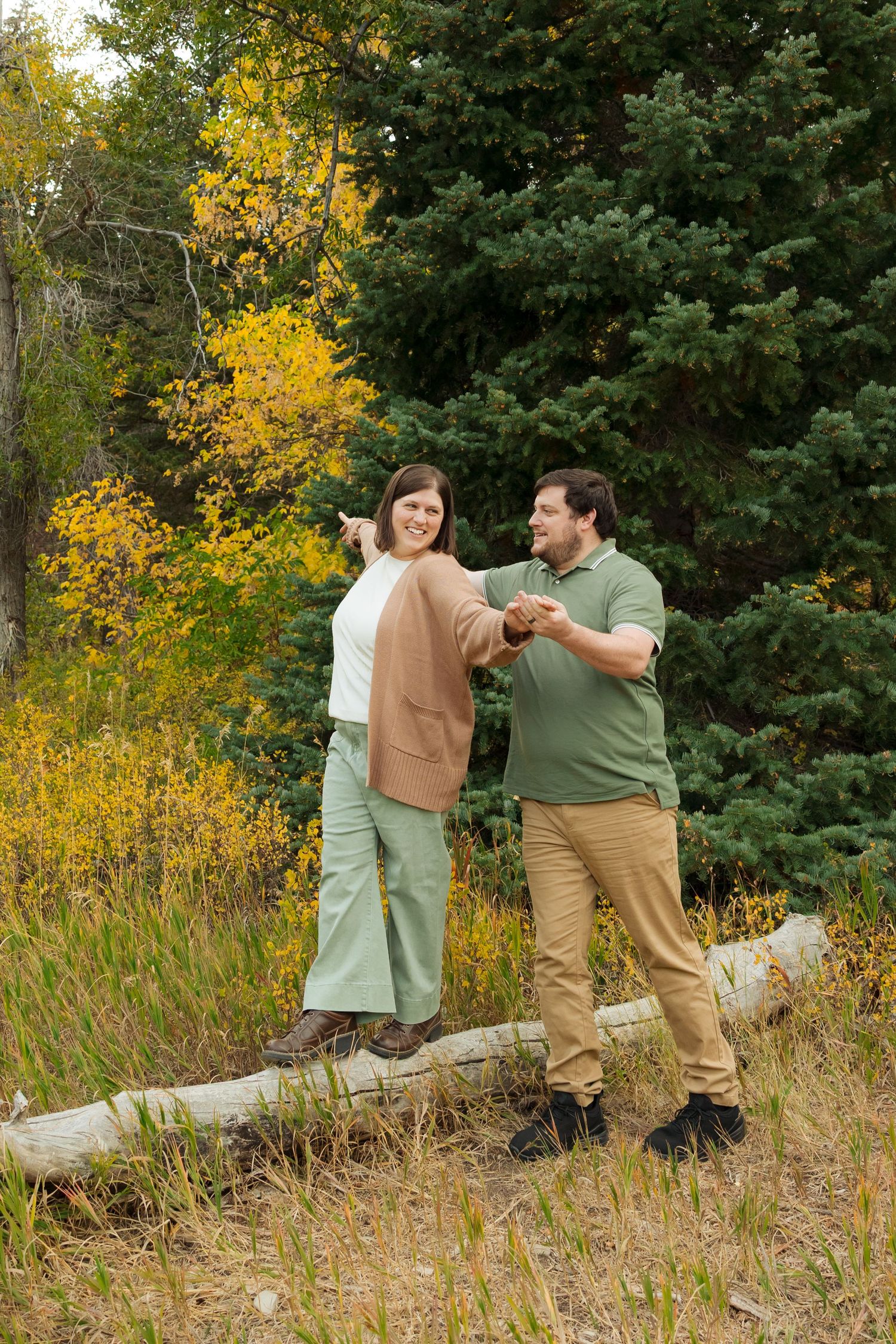 Fall engagements at Aspen Grove in Provo Canyon Utah photography by Av Potter Photo a Utah wedding and lifestyle photographer