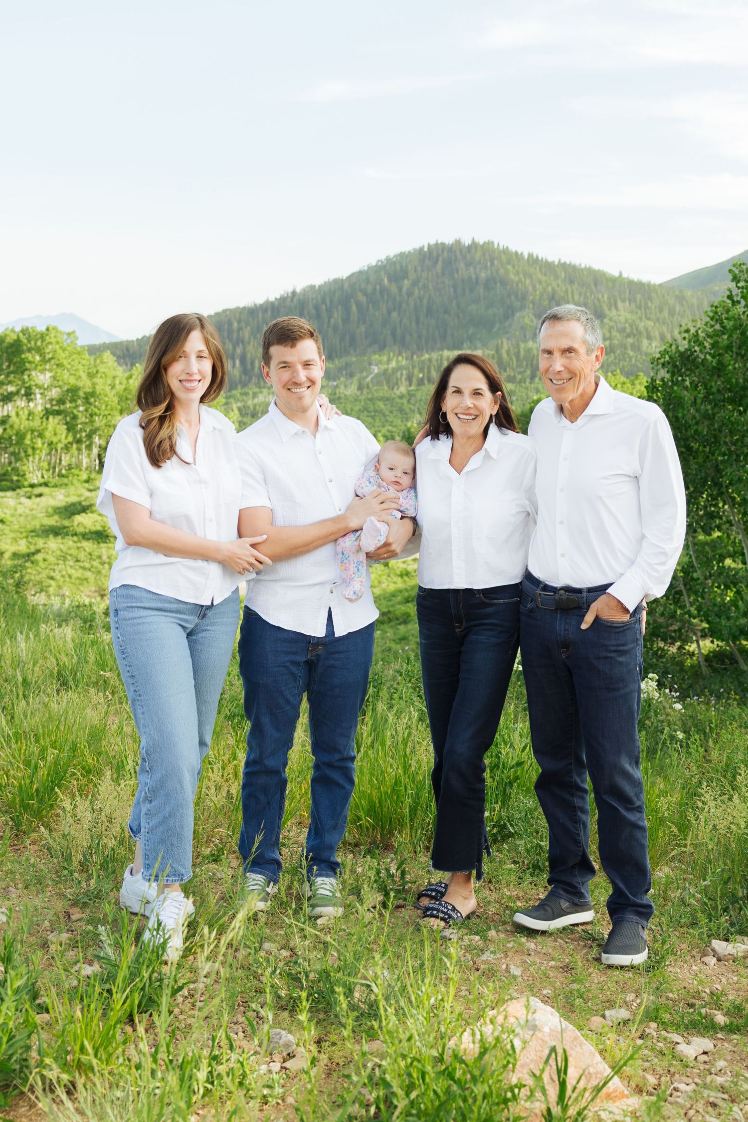 Family at Guardsman Pass photography by Av Potter Photo a Utah wedding and lifestyle photographer