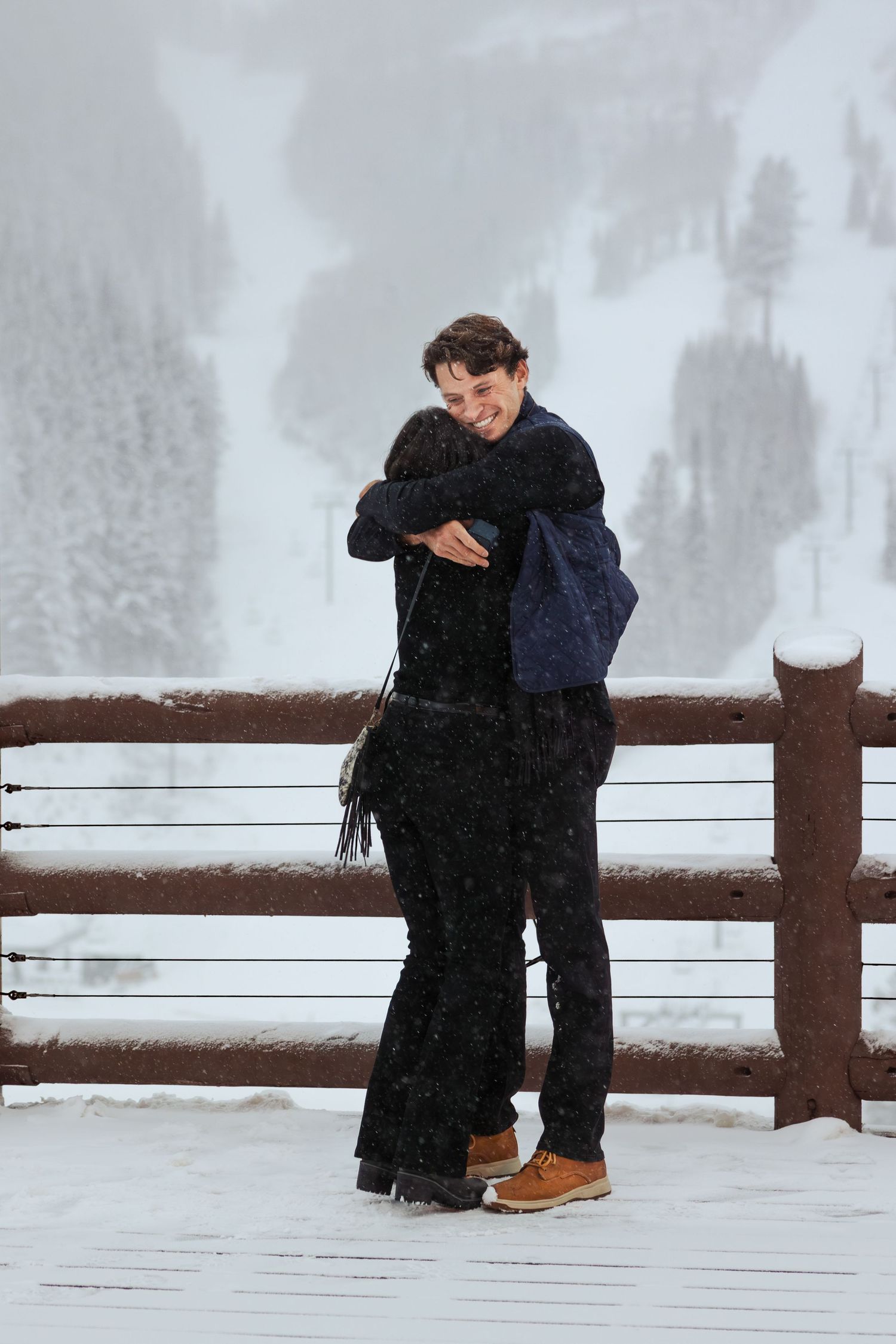 Winter proposal at Stein Eriksenl in Park City photography by Av Potter Photo a Utah wedding and lifestyle photographer