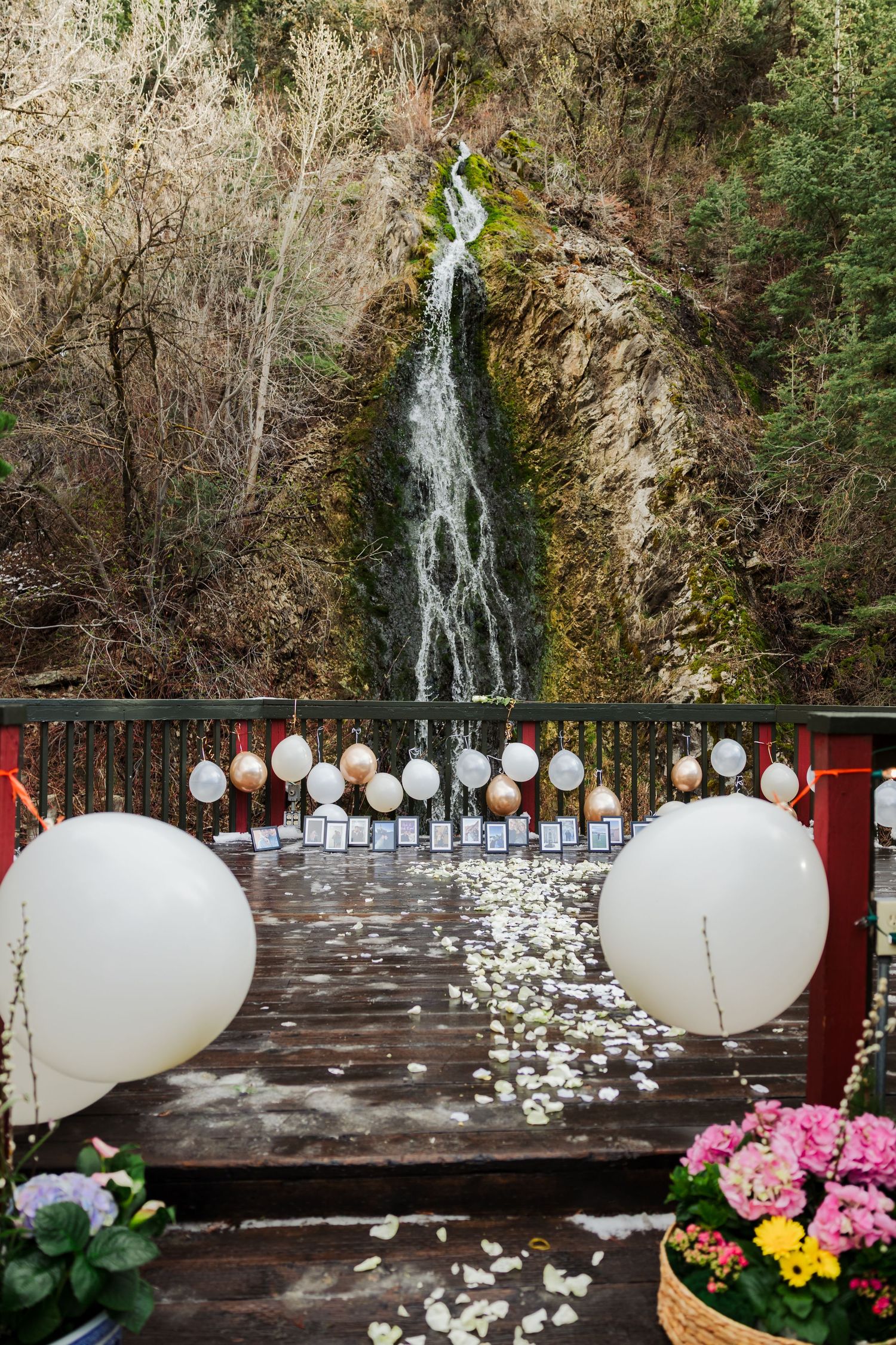 Proposal at Log Haven in Millcreek Canyon Utah photography by Av Potter Photo a Utah wedding and lifestyle photographer