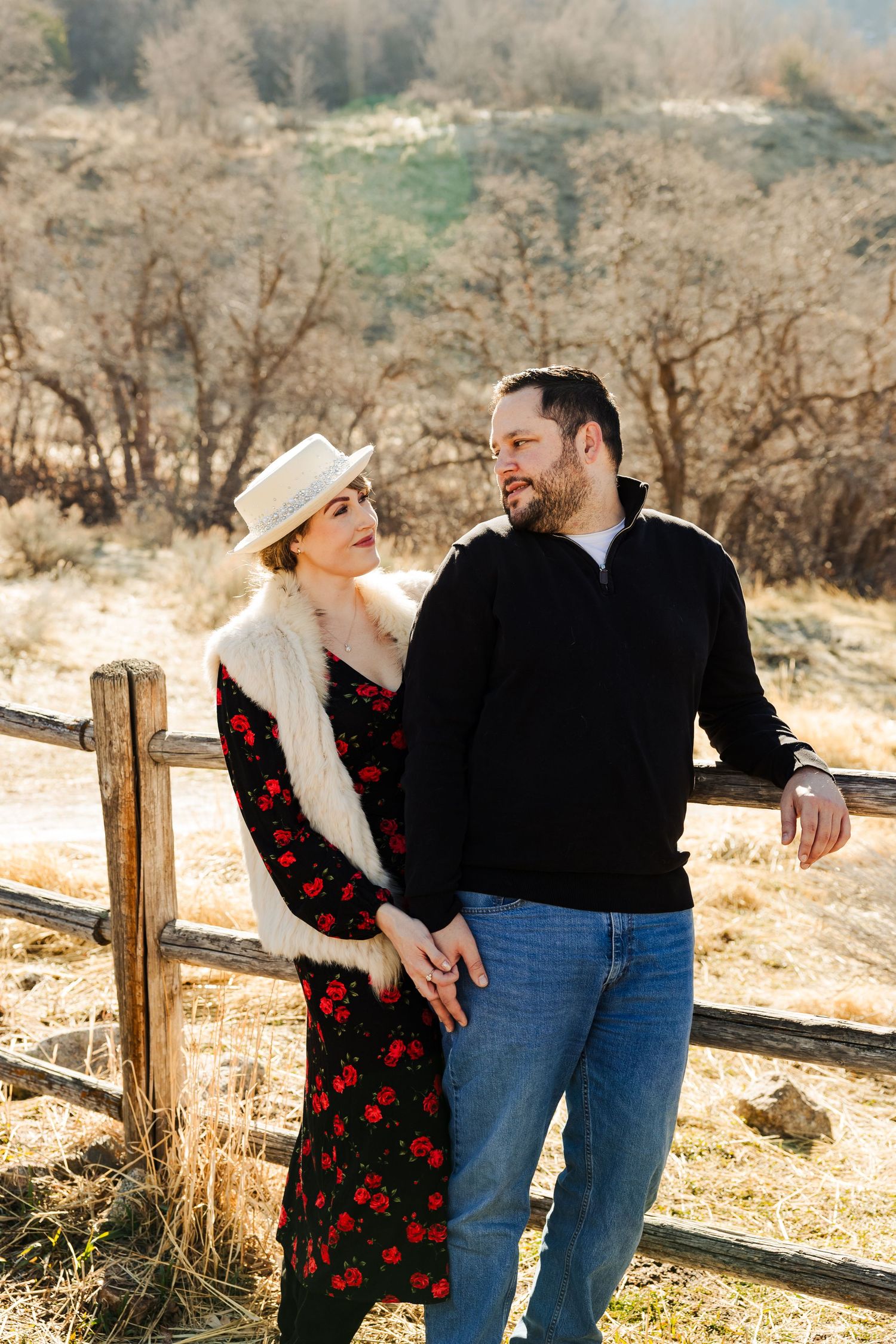 Couple at Hidden Valley Park photography by Av Potter Photo a Utah wedding and lifestyle photographer