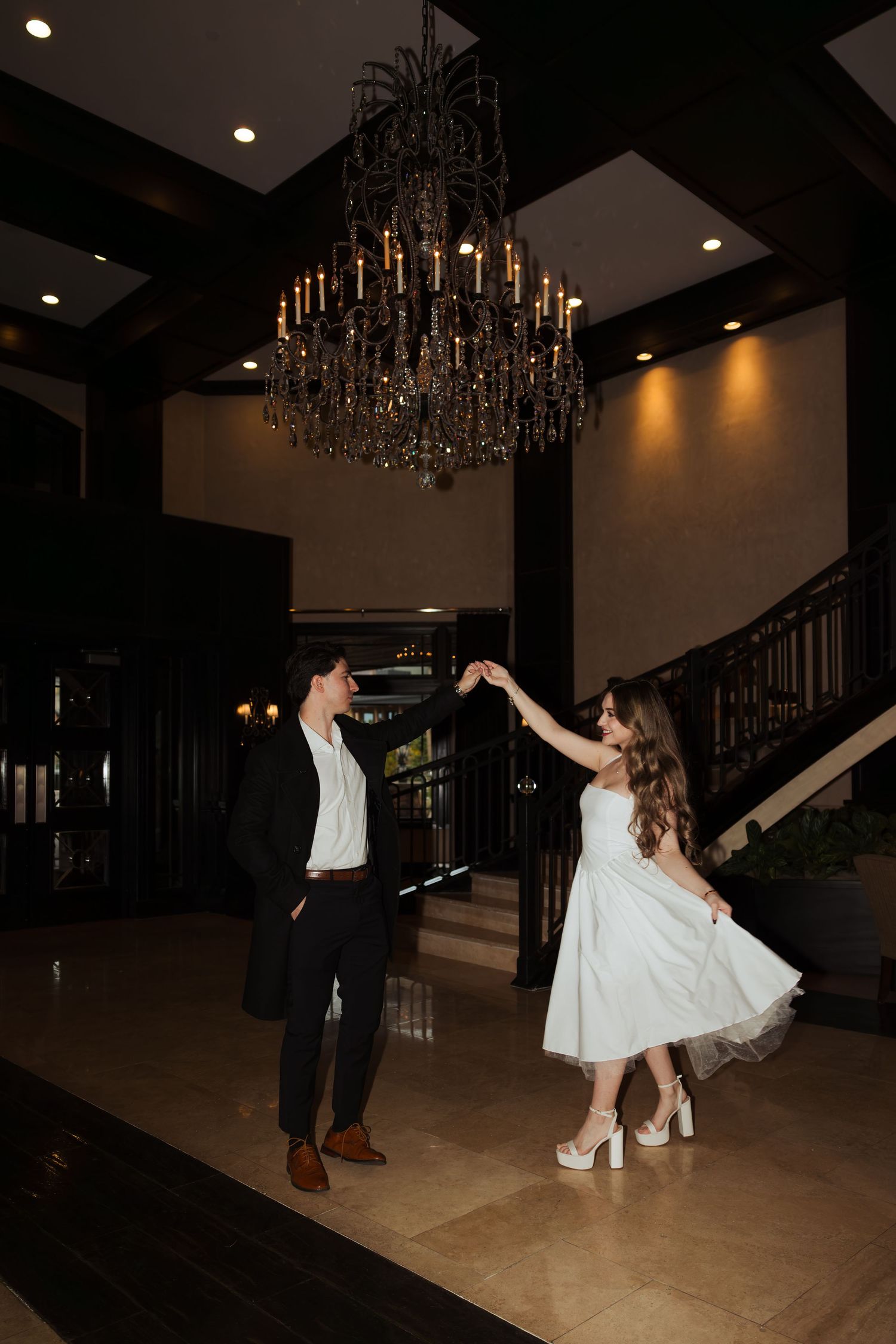 Engagements at Waldorf Astoria in Park City Utah photography by Av Potter Photo a Utah wedding and lifestyle photographer