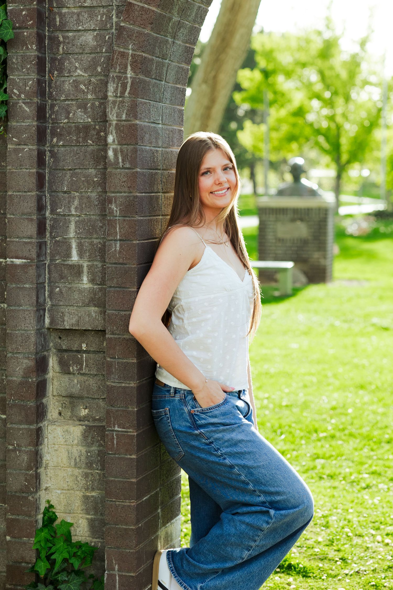 Senior Photos at International Peace Gardens in SLC Utah photography by Av Potter Photo a Utah wedding and lifestyle photographer