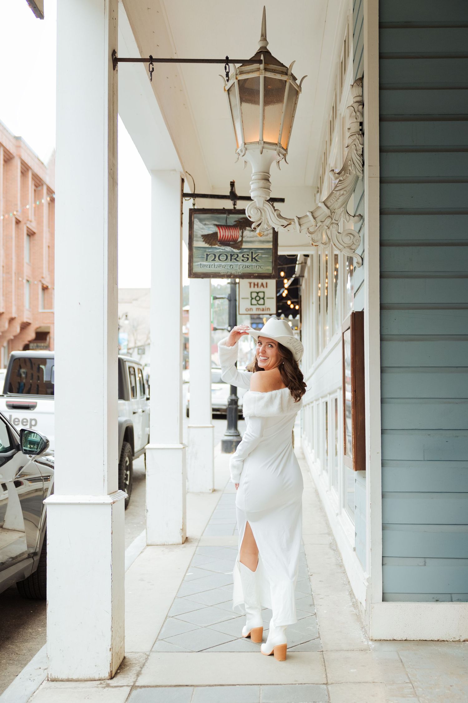 Bachelorette at Park City Main Street photography by Av Potter Photo a Utah wedding and lifestyle photographer