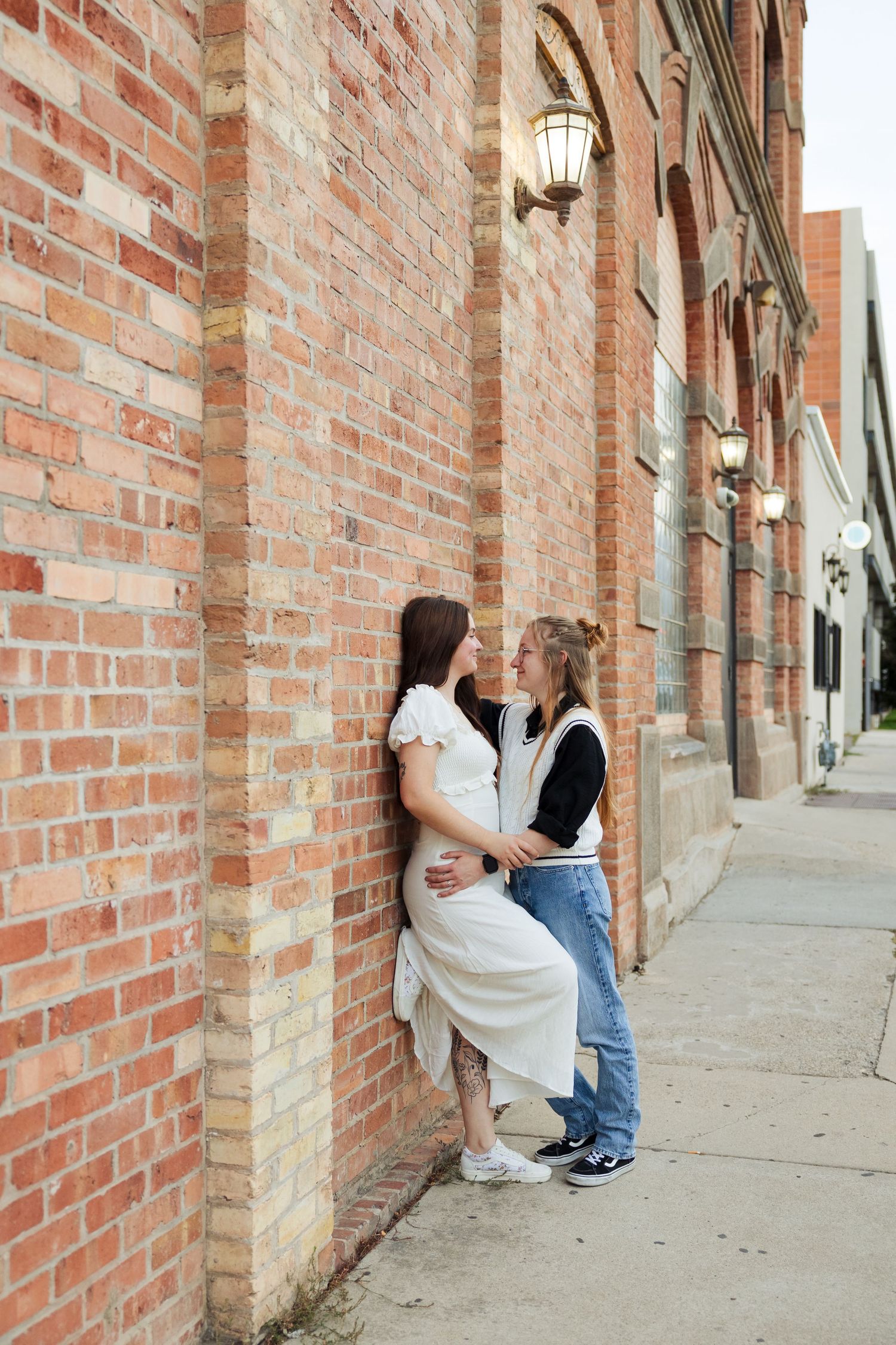 Engagements in Downtown Provo Utah photography by Av Potter Photo a Utah wedding and lifestyle photographer