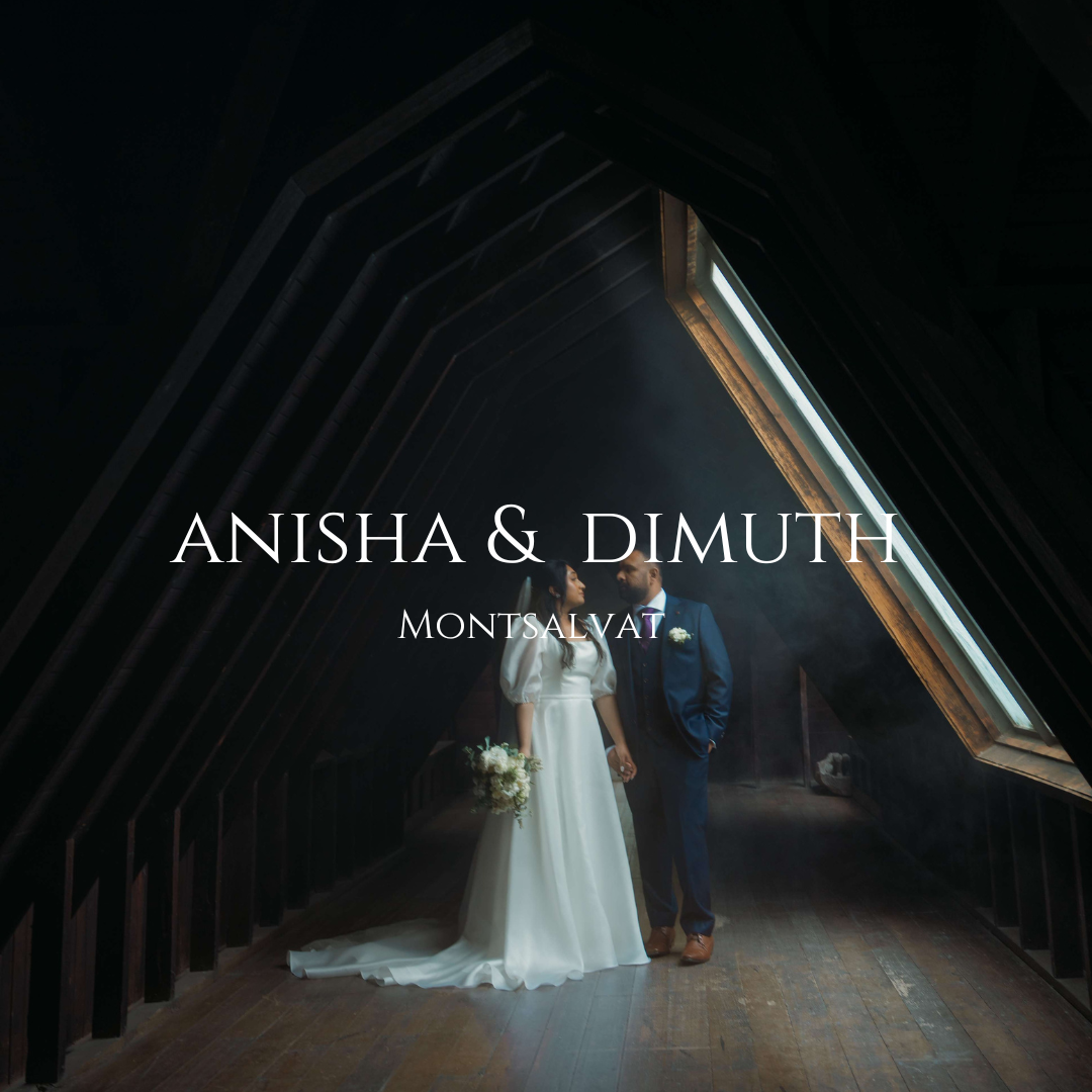 Bride and groom photo collage showing intimate moments in dimly lit venue with soft mood lighting.