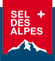 A red and white logo for Region Auvergne-Rhone-Alpes featuring a mountain peak silhouette.