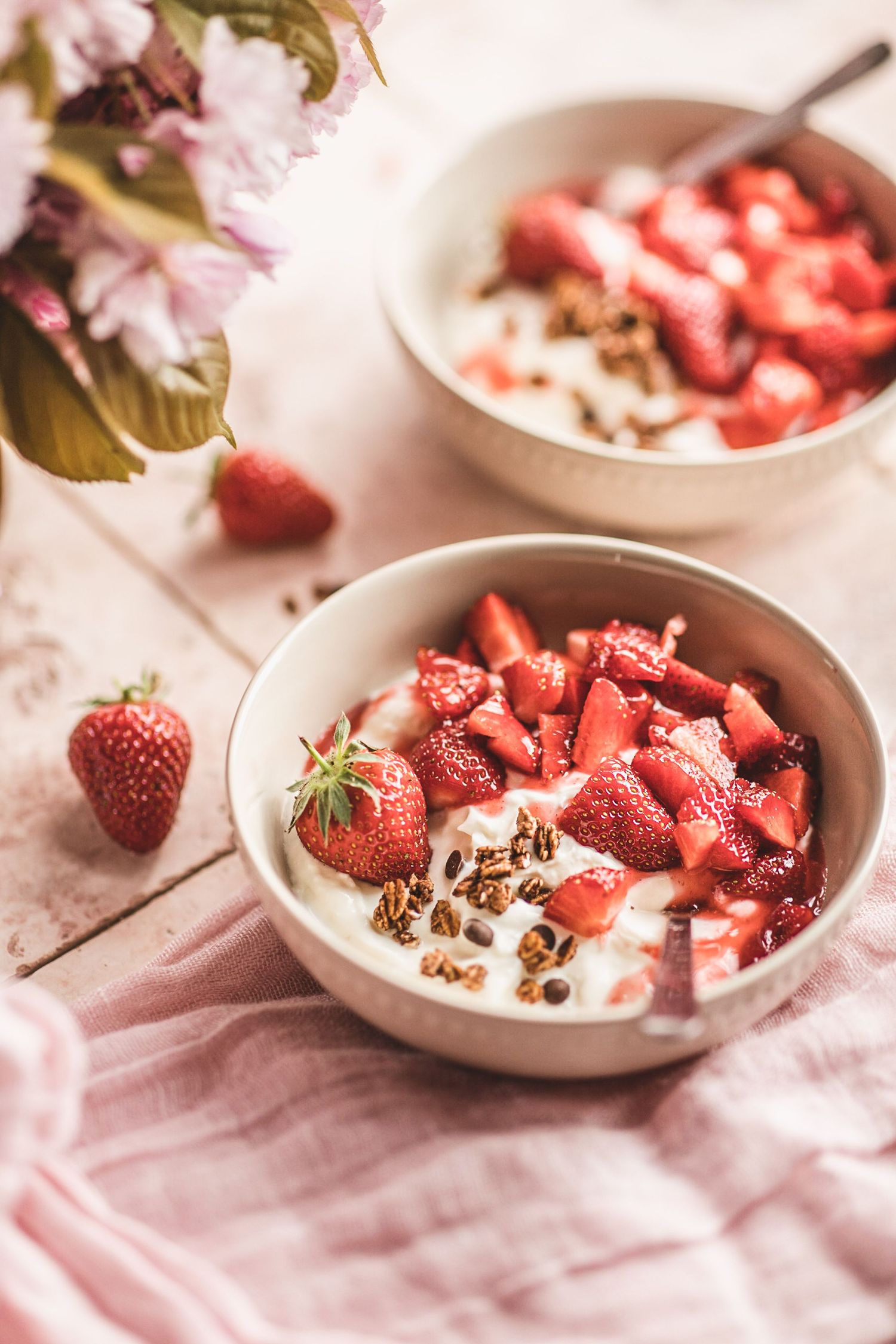 Yogurt bowl aux fraises