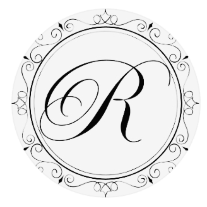 Elegant decorative oval frames with swirling flourishes and ornate scrollwork designs in black and white.