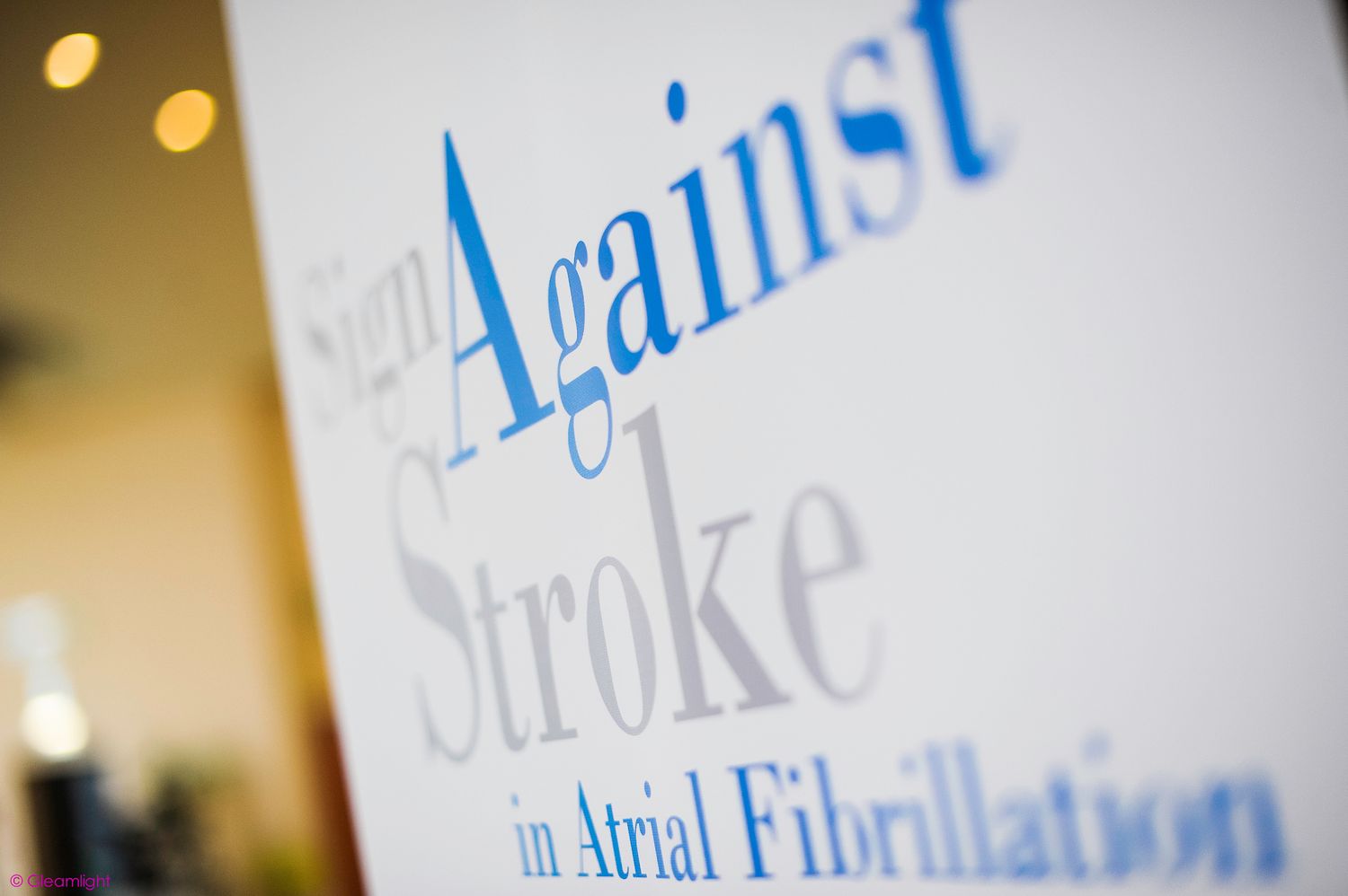 Close-up of text signage with blurred background.