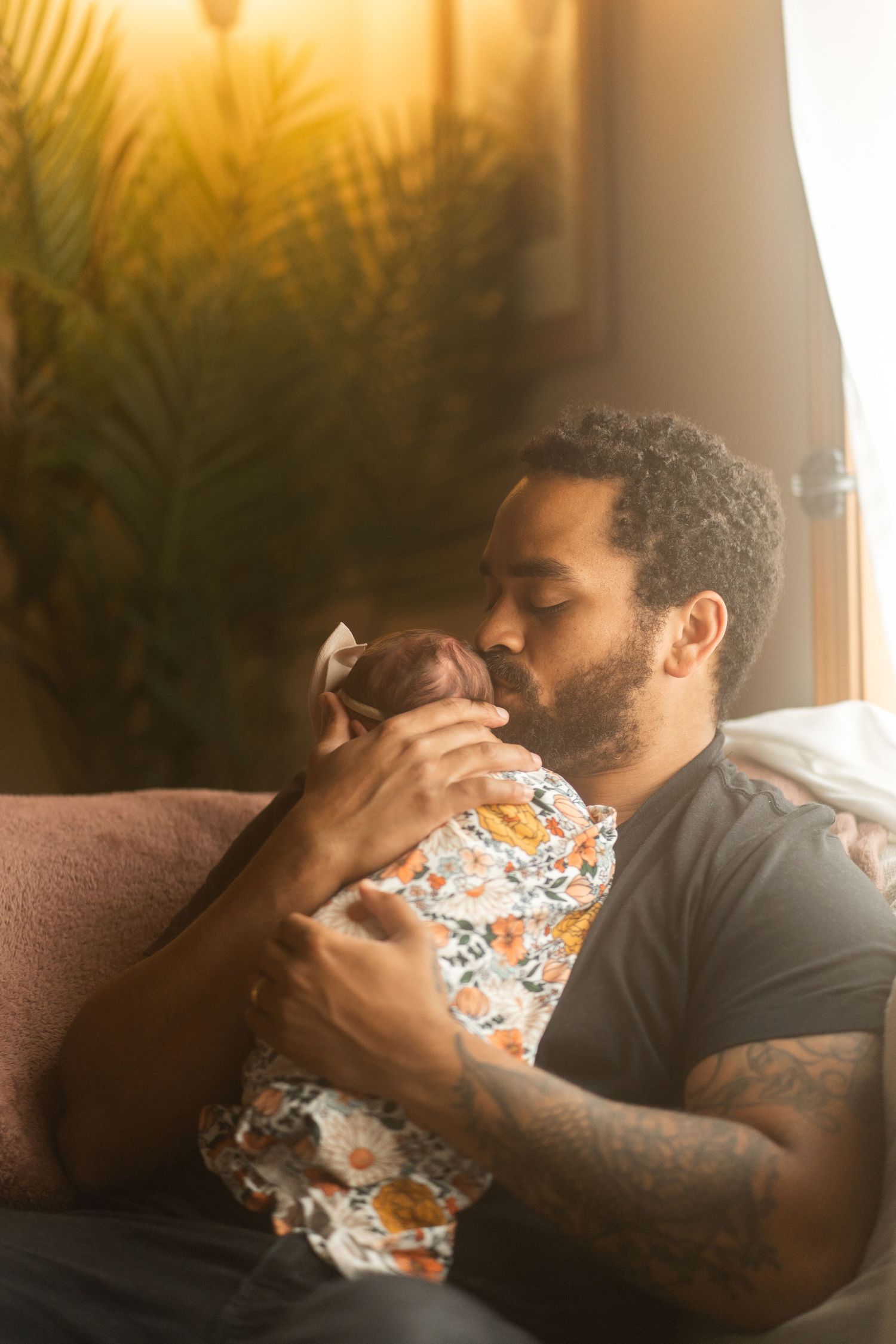 in-home lifestyle newborn photography in Northwest Indiana, Portage, IN