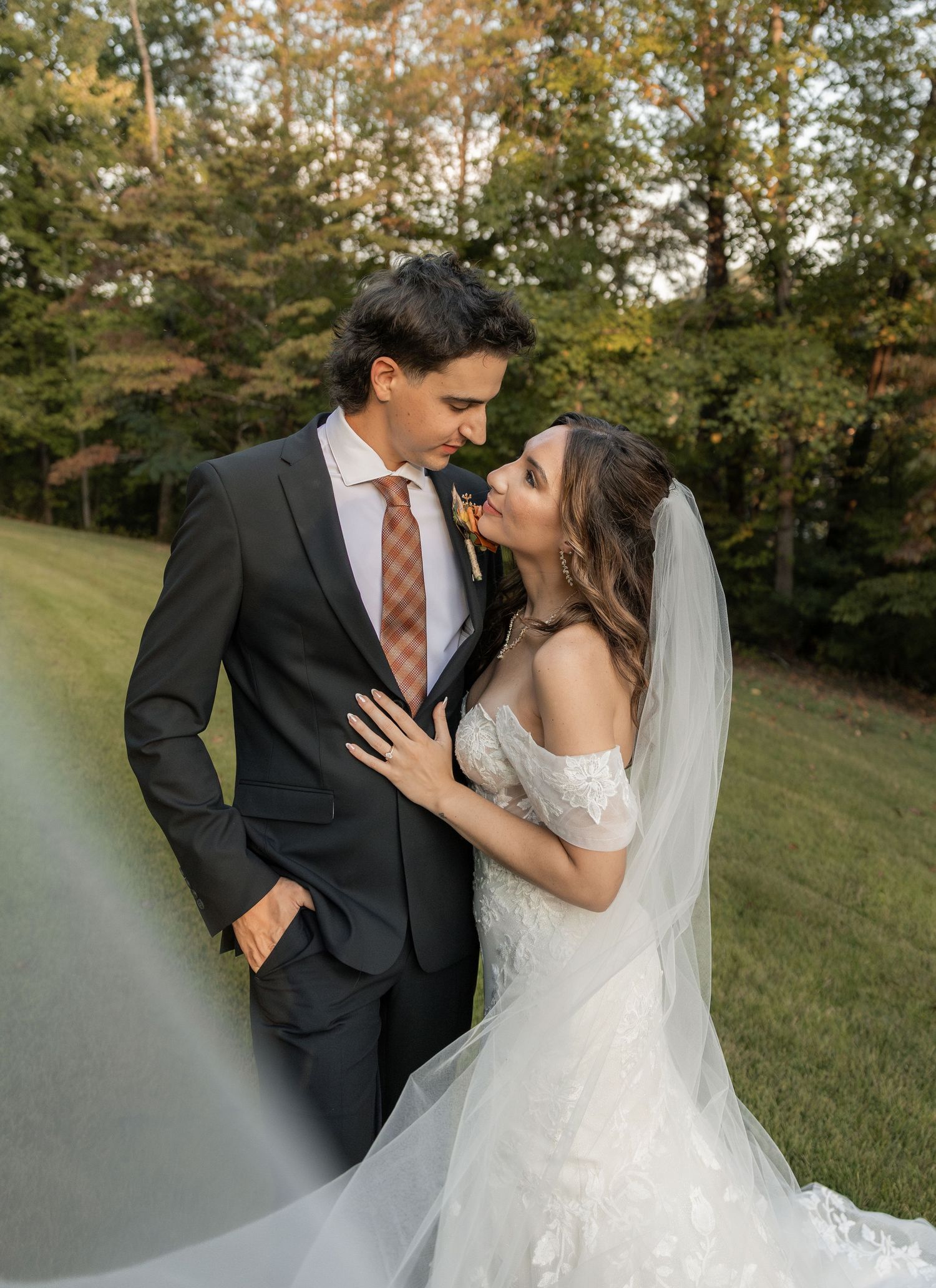 Bride and groom portraits