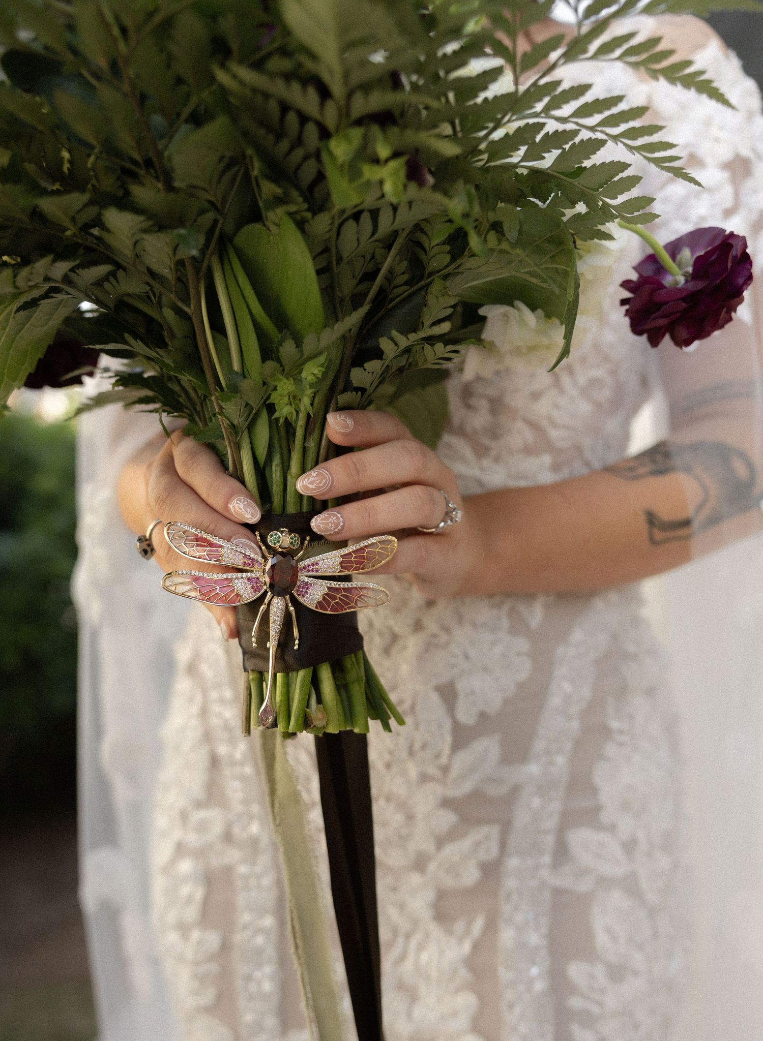 details on brides florals