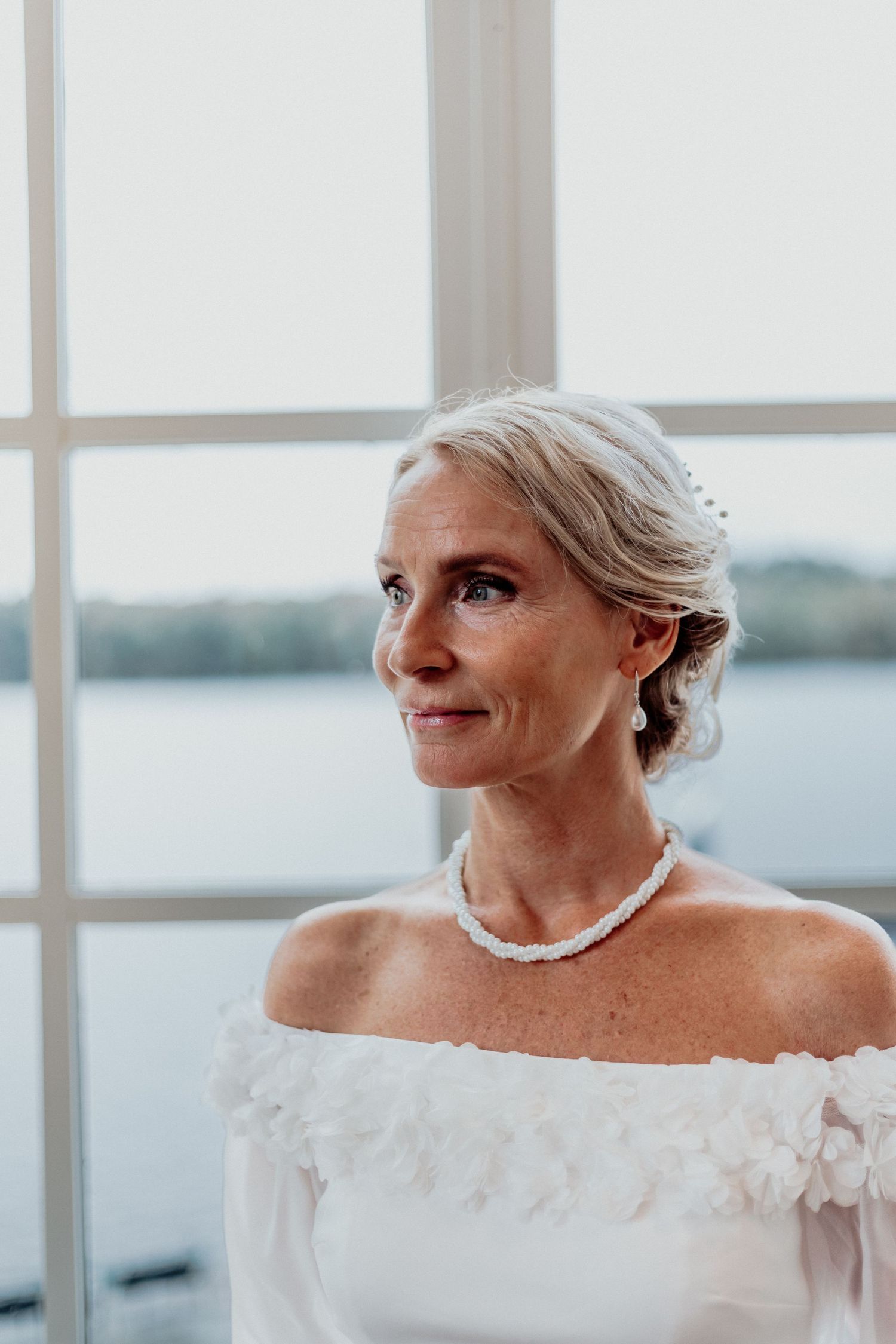 Porträtt av Brud innan vigsel i Göteborg