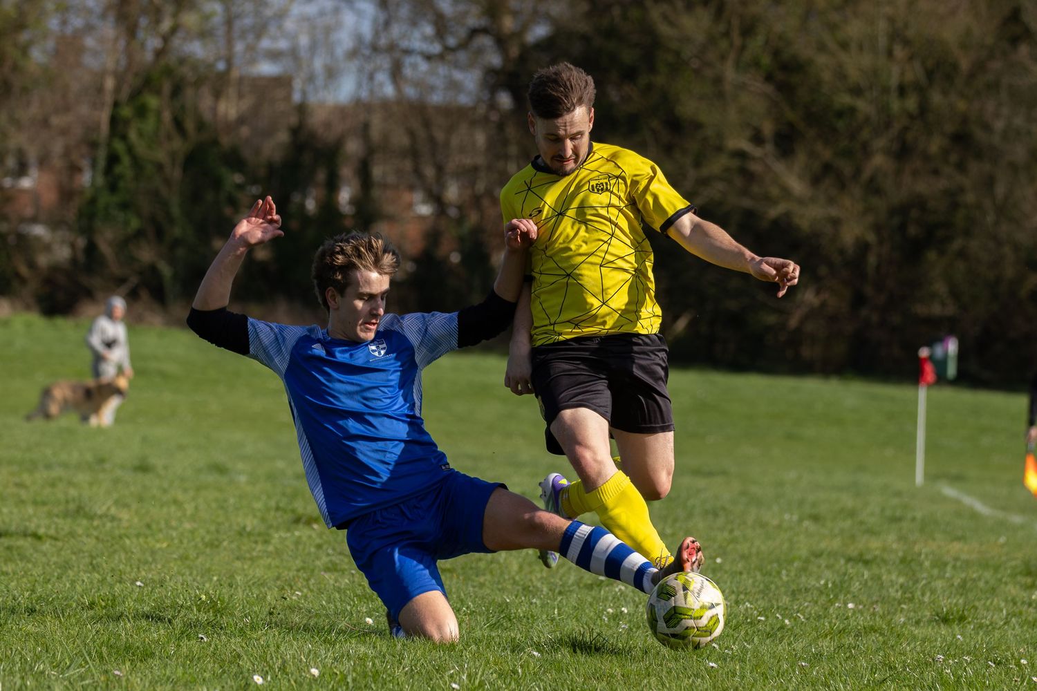 slide tackle in football