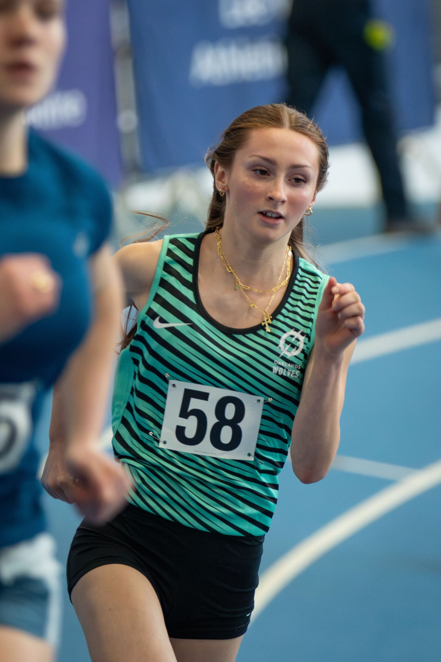 Athlete running