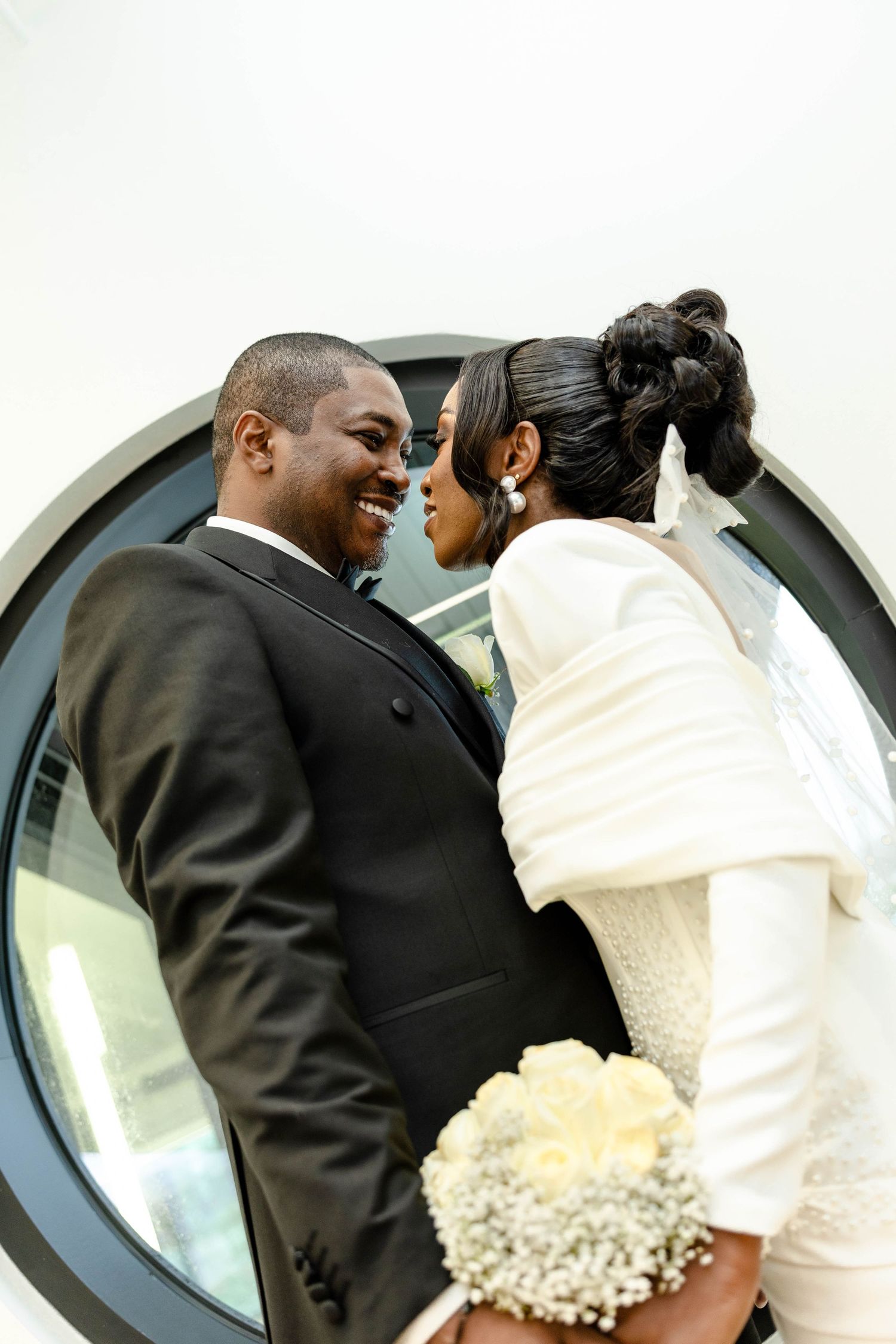 wedding day couple bride and groom in Calgary