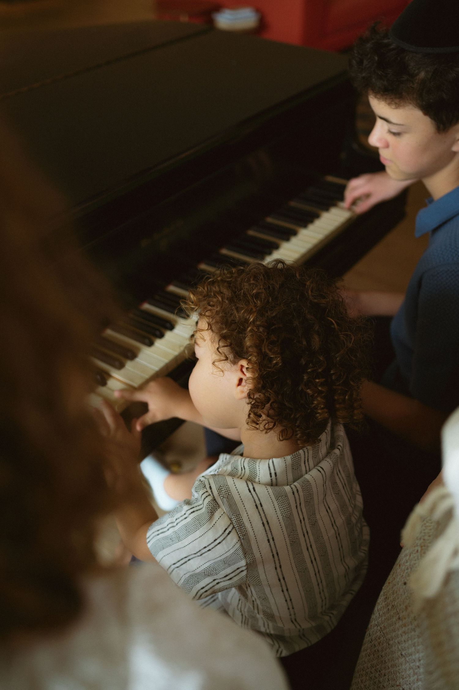 In-home family photography session in Miami, Florida