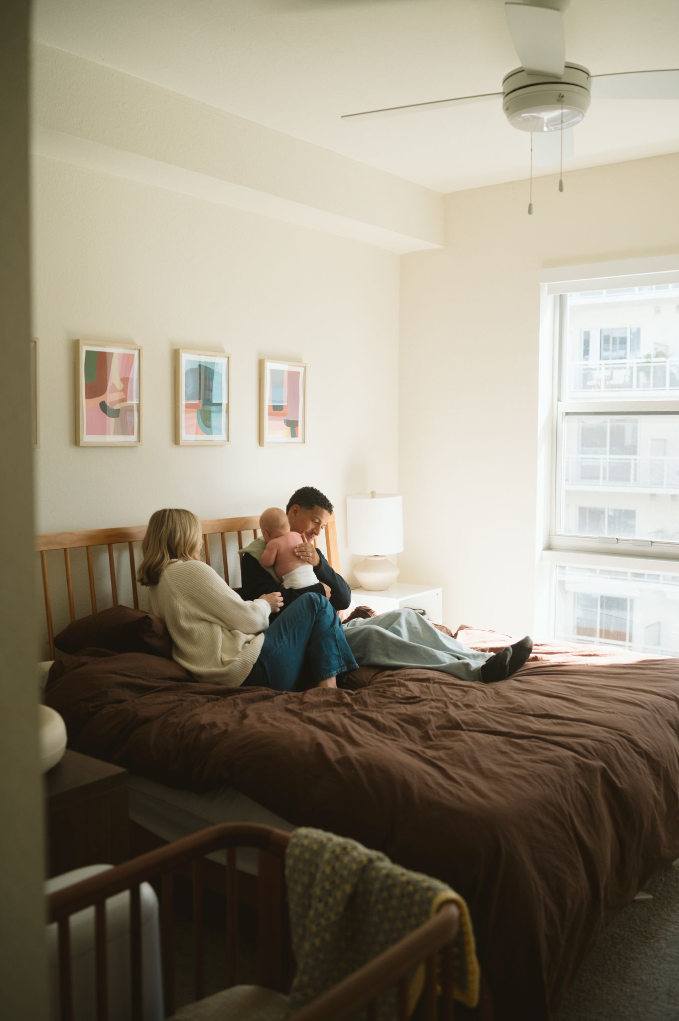 In-home family photography session in Miami, Florida