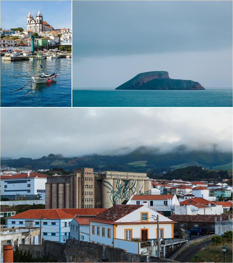 Landscape photography in color of the Azores, Portugal by Boston architectural photographer Roberto Farren showing architectural details