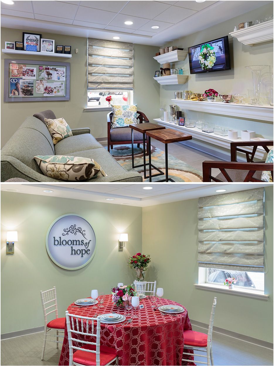Blooms of Hope Belmont studio and showcase space, interior architectural photography