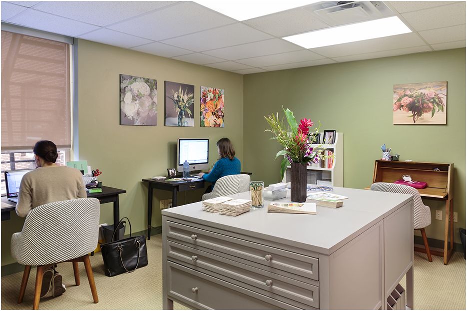 Blooms of Hope Belmont Interior Photography, office space