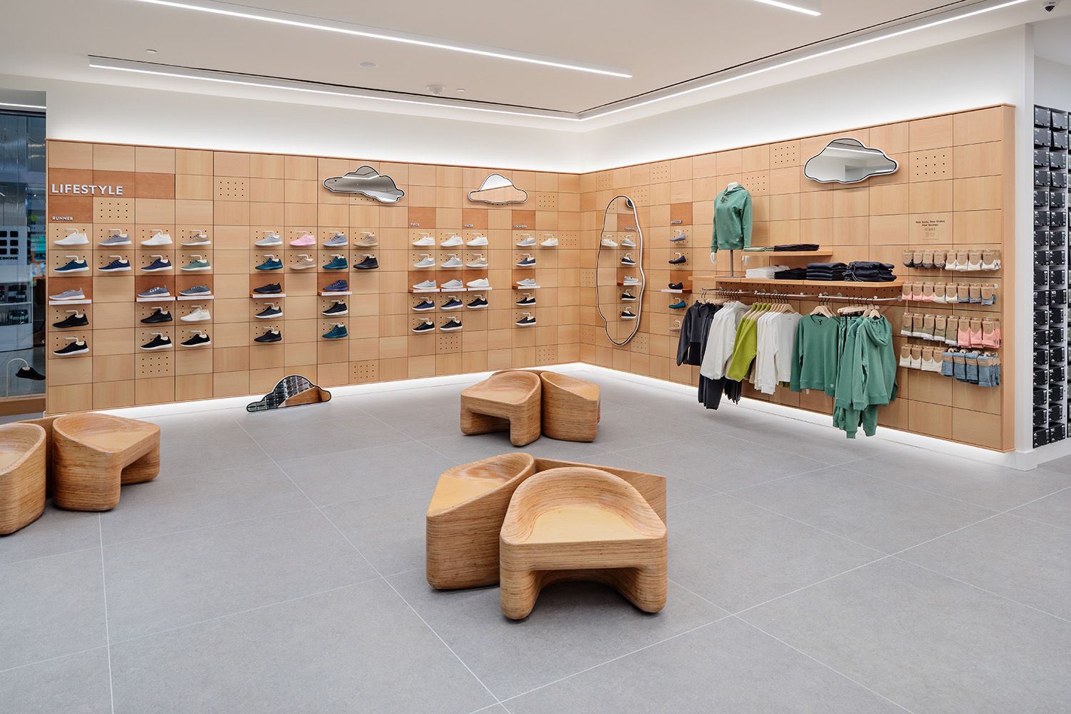 INTERIOR DEISGN PHOTOGRAPHY IN BOSTON FOR THE SHOE STORE BASED IN THE PRUDENTIAL CENTER JUST OFF NEWBURY ST