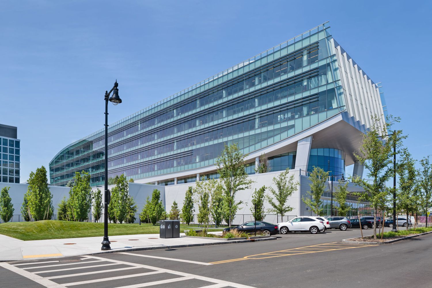 main building for New Balance taken by Boston Architectural photographer Roberto Farren