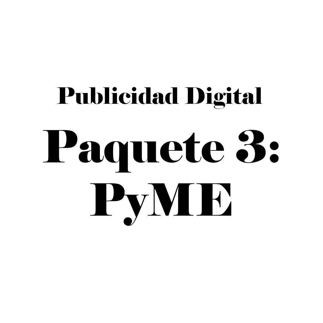paquete de marketing y publicidad digital