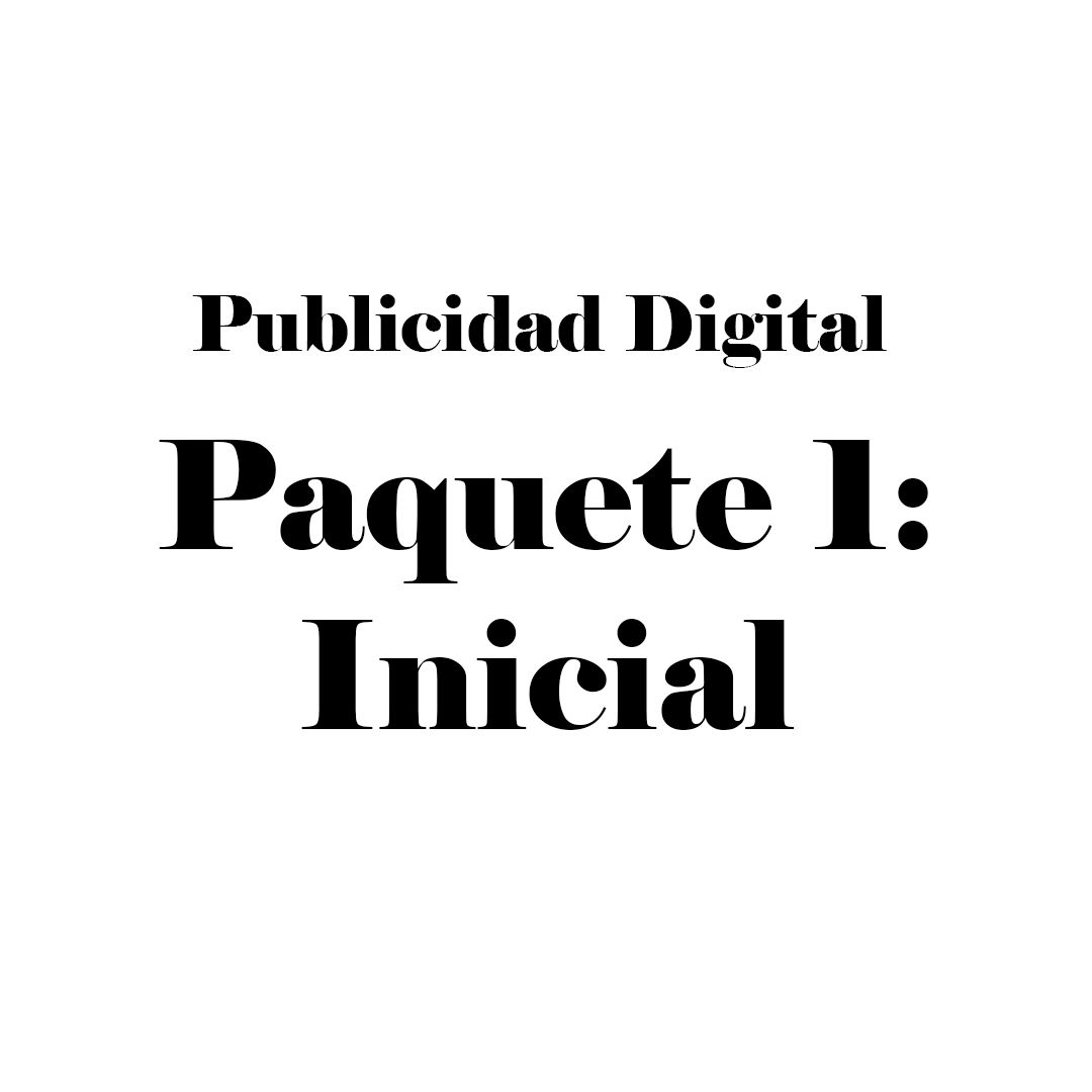 paquete de marketing y publicidad digital