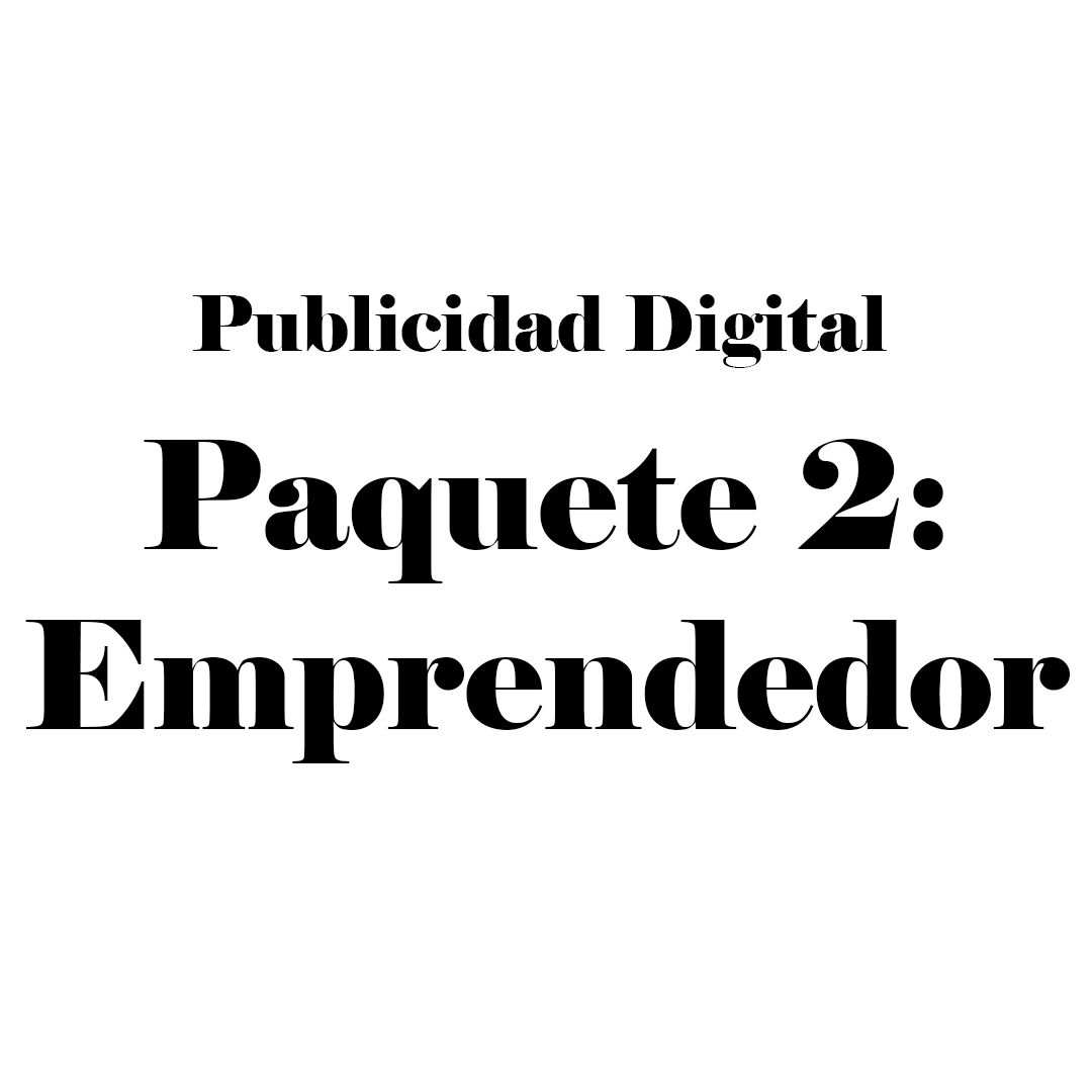 paquete de marketing y publicidad digital