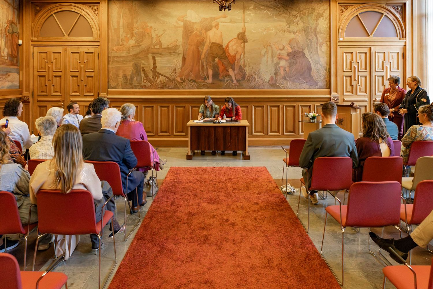 Bruiloft ceremonie J+A - Byjorinapeene
Stadhuis Dordrecht