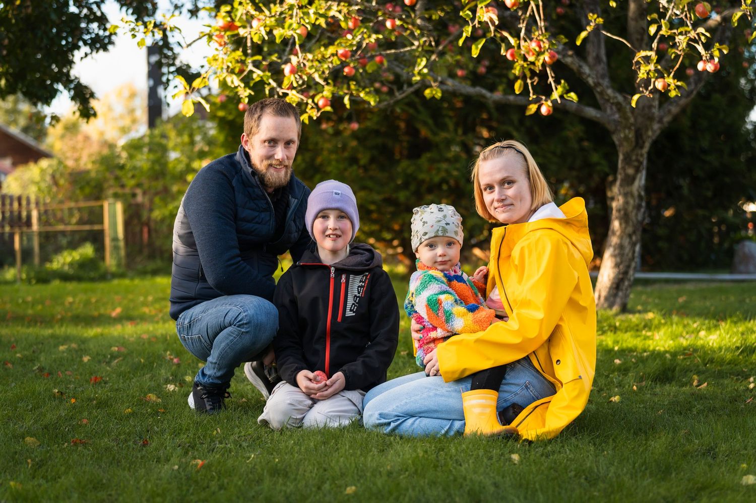 Dokumentär familjefotografering