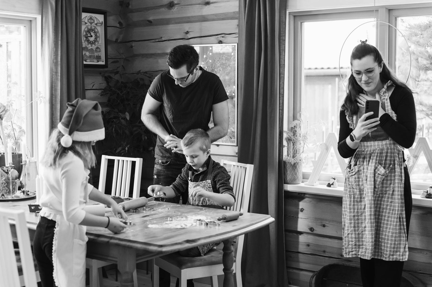 Dokumentär familjefotografering