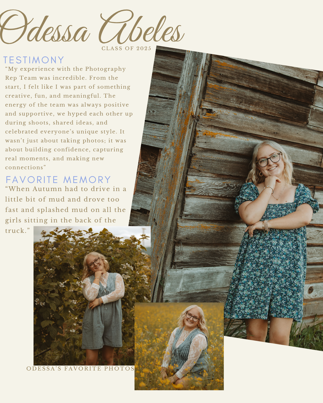 Vintage-inspired photography portfolio with rustic wooden backdrop.