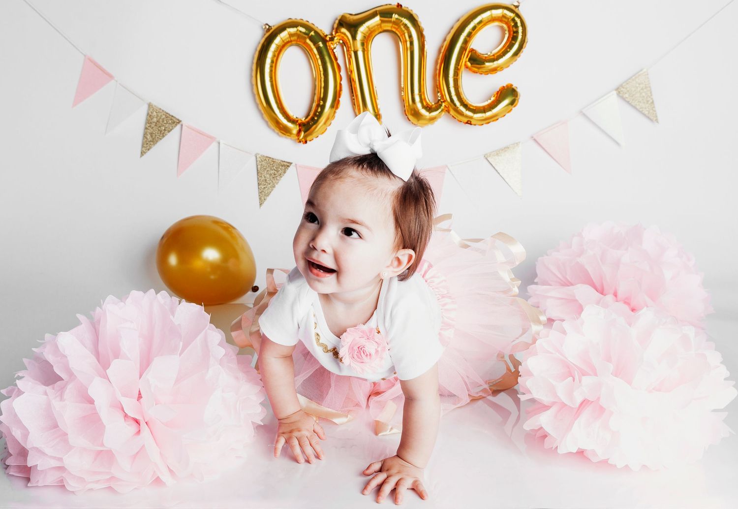 baby 1st birthday in Buford Studio