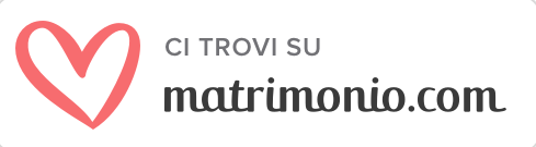 Matrimonio.com logo with a pink heart shape design above the brand name in black text.